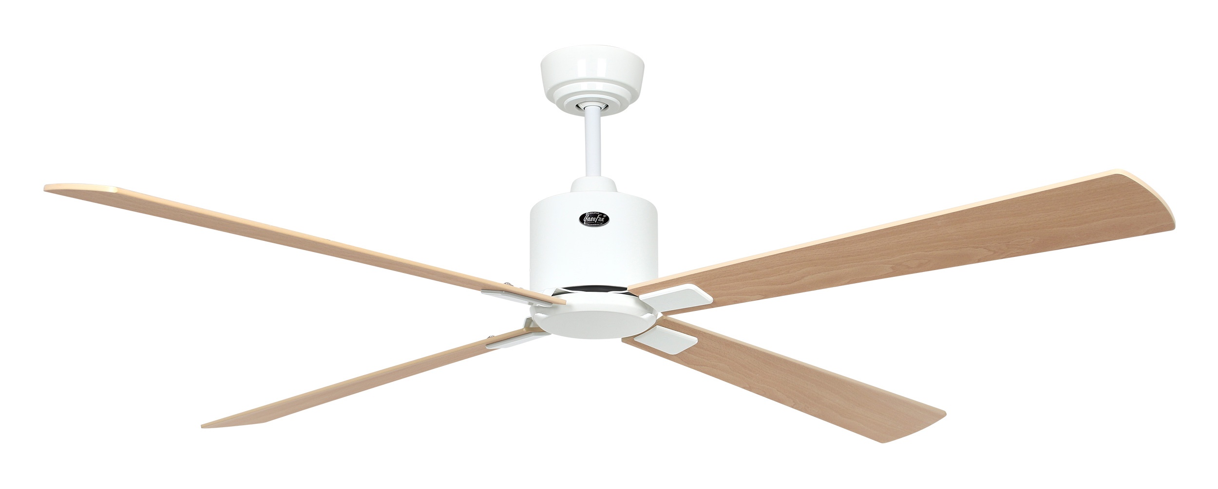CasaFan Deckenventilator Eco Neo III 152 WE-AH/BU weiß - Ahorn/Buche Wifi/WLAN