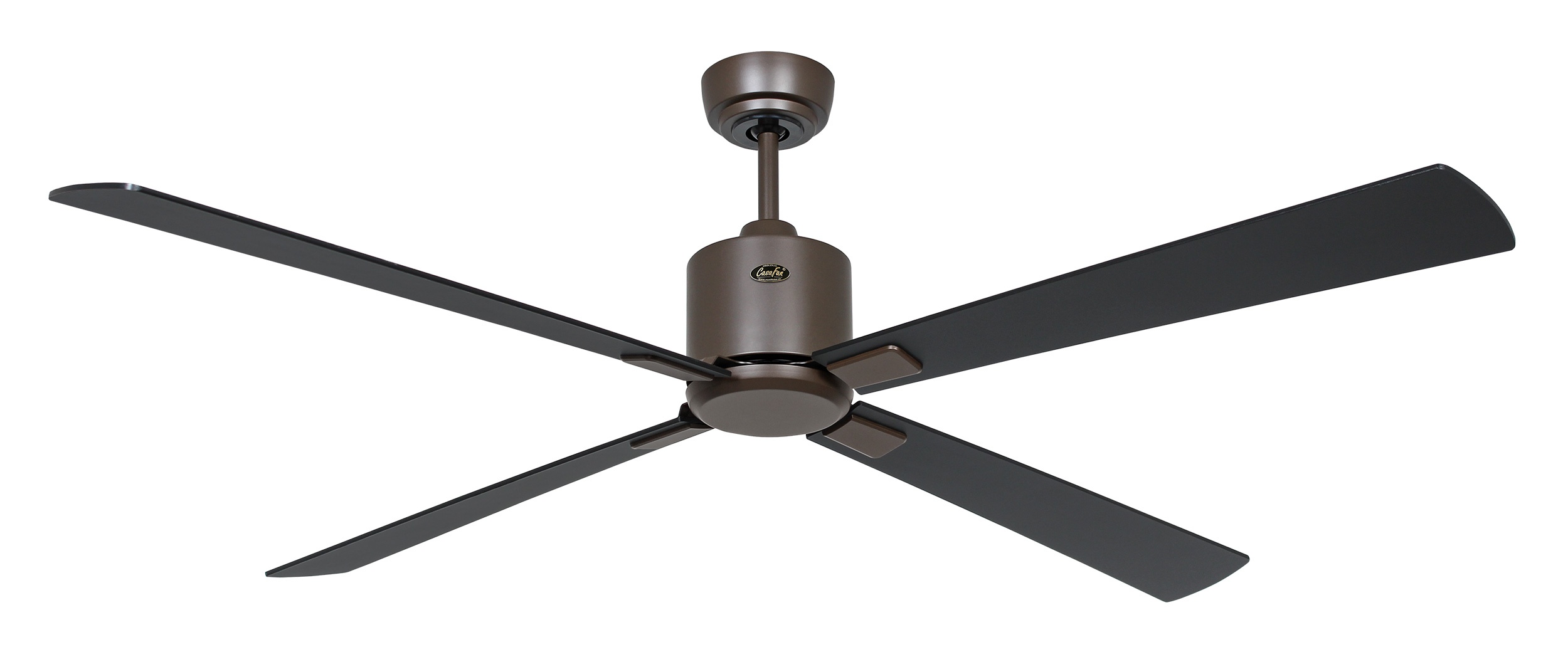 CasaFan Deckenventilator Eco Neo III 152 BZ-SW/TK bronze - schwarz/Teak Wifi/WLAN