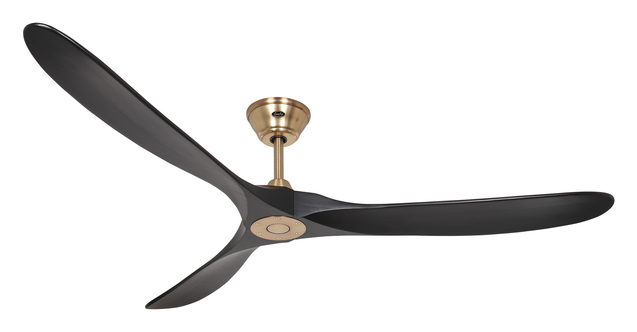 CasaFan Deckenventilator Eco Genuino 180 MG-MS Messing gebürstet – Schwarz