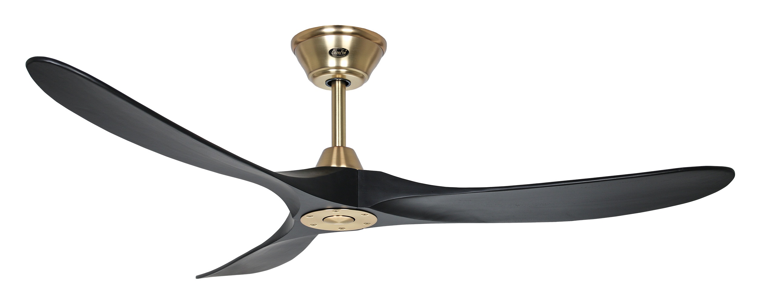 CasaFan Deckenventilator Eco Genuino 152 MG-MS Messing gebürstet - Schwarz