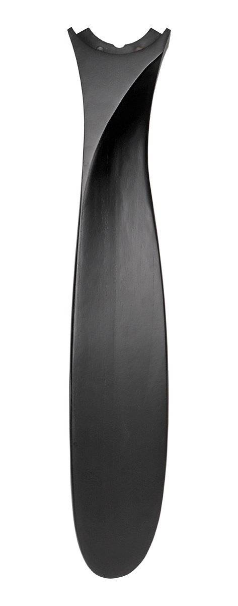 CasaFan Deckenventilator Eco Genuino-L 180 BN-MS Chrom gebürstet -  matt schwarz mit Leuchte