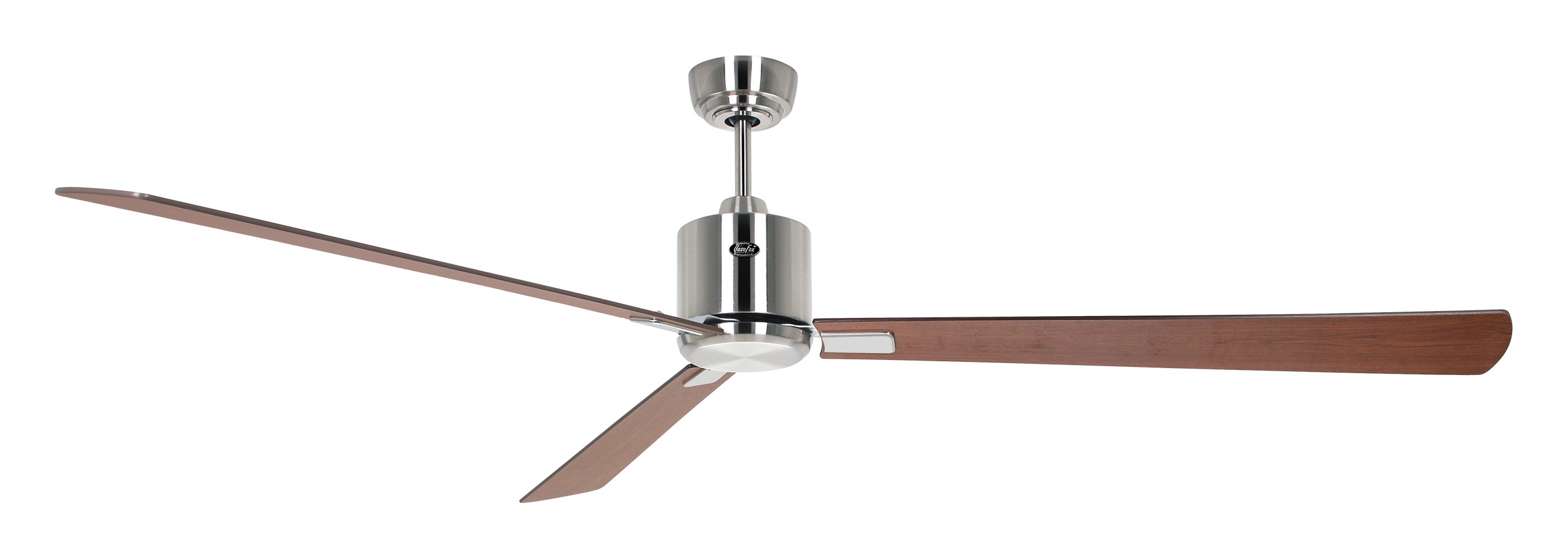 CasaFan Deckenventilator Eco Neo III 180 BN-NB/KI Chrom gebürstet - Nussbaum/Kirsche Wifi/WLAN