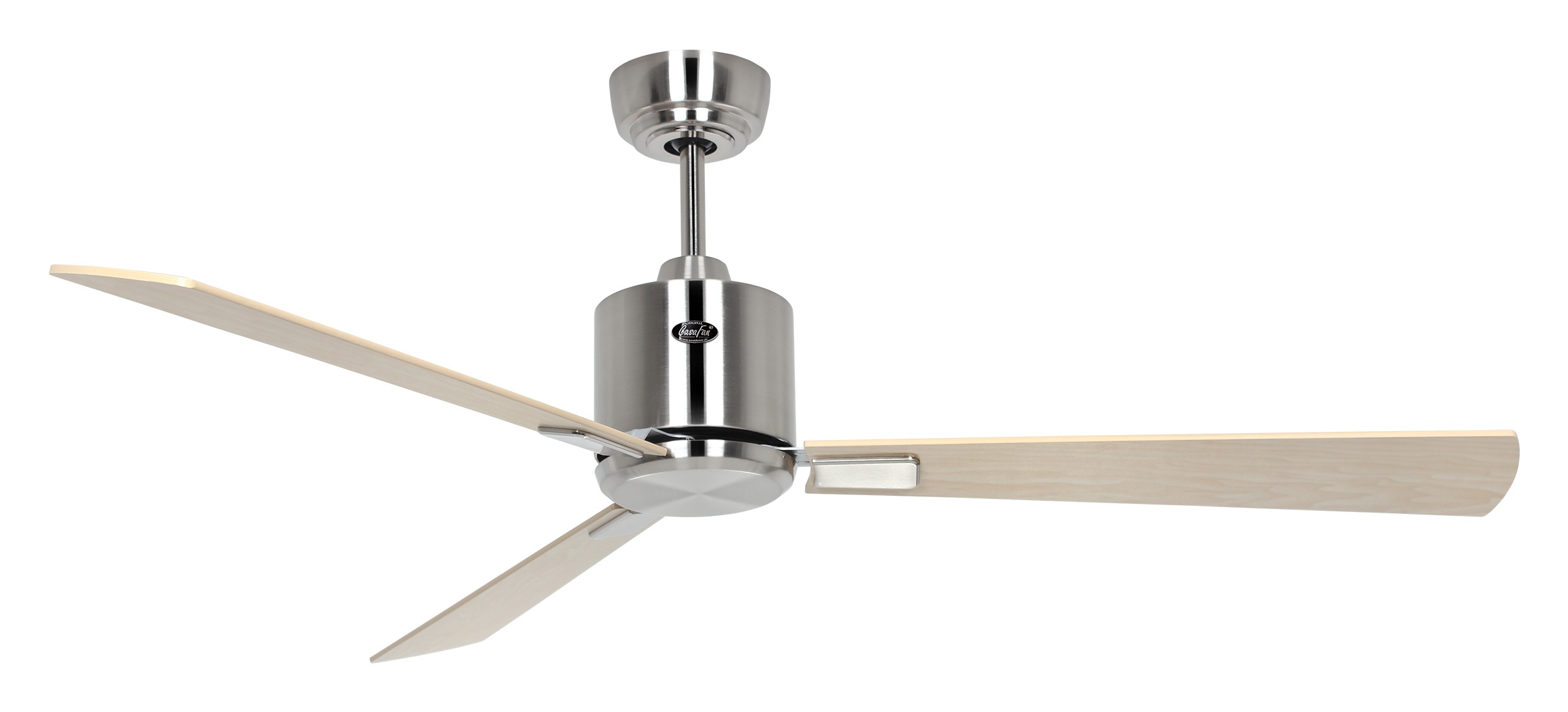 CasaFan Deckenventilator Eco Neo III 132 BN-AH/BU Chrom gebürstet - Ahorn/Buche WiFi/WLAN