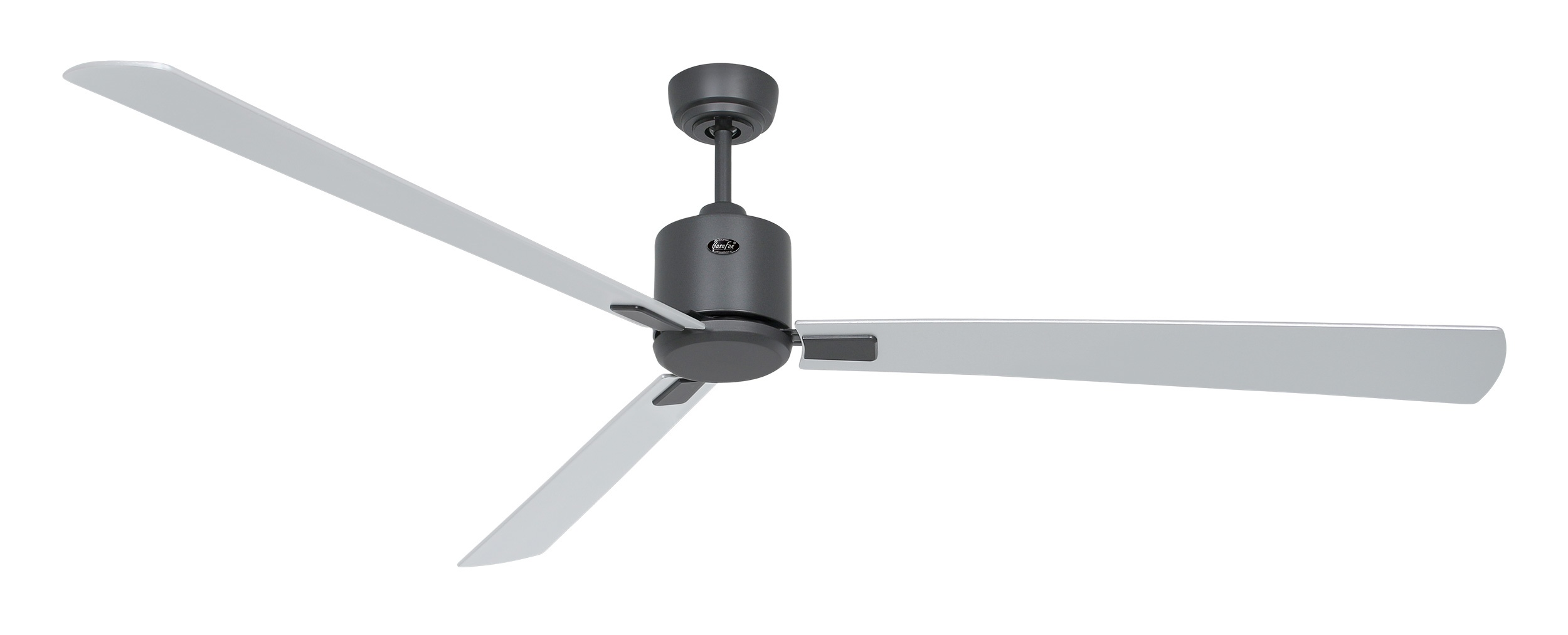 CasaFan Deckenventilator Eco Neo III 180 BG-WN/SI basaltgrau - Wenge/silber Wifi/WLAN