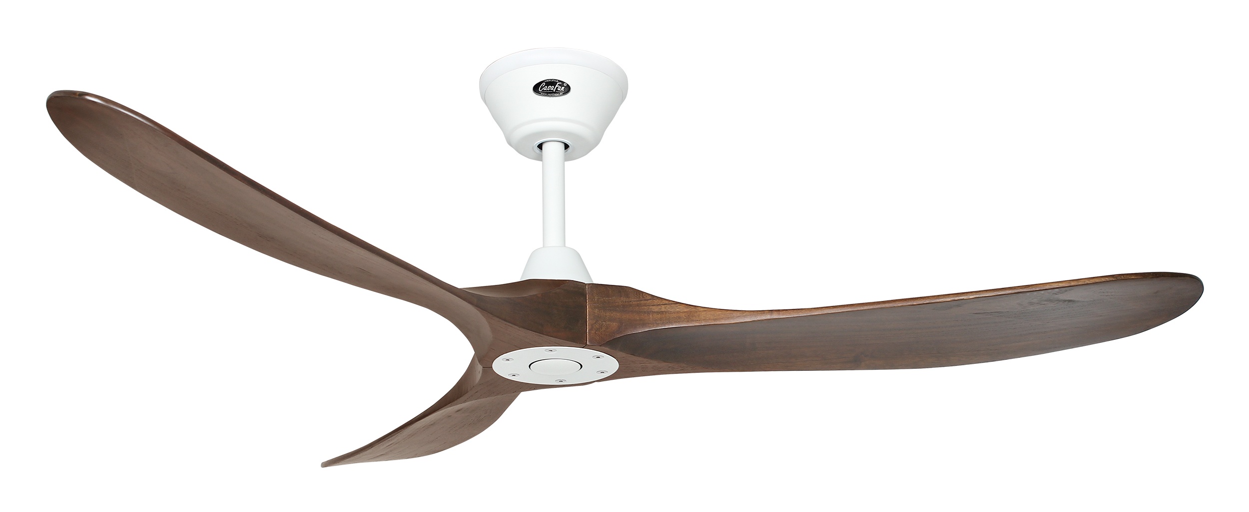 CasaFan Deckenventilator Eco Genuino 152 MW-NB Weiß - Nussbaum