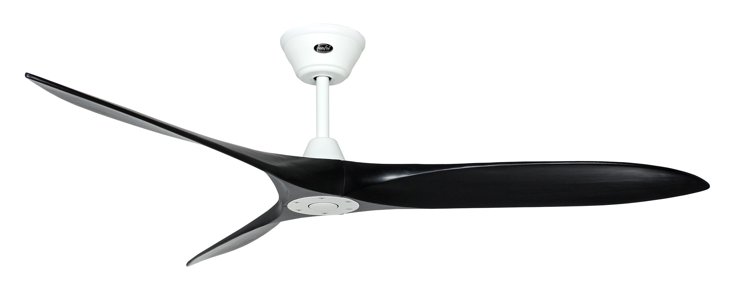 CasaFan Deckenventilator Eco Airscrew 152 MW-MS matt schwarz - matt weiß