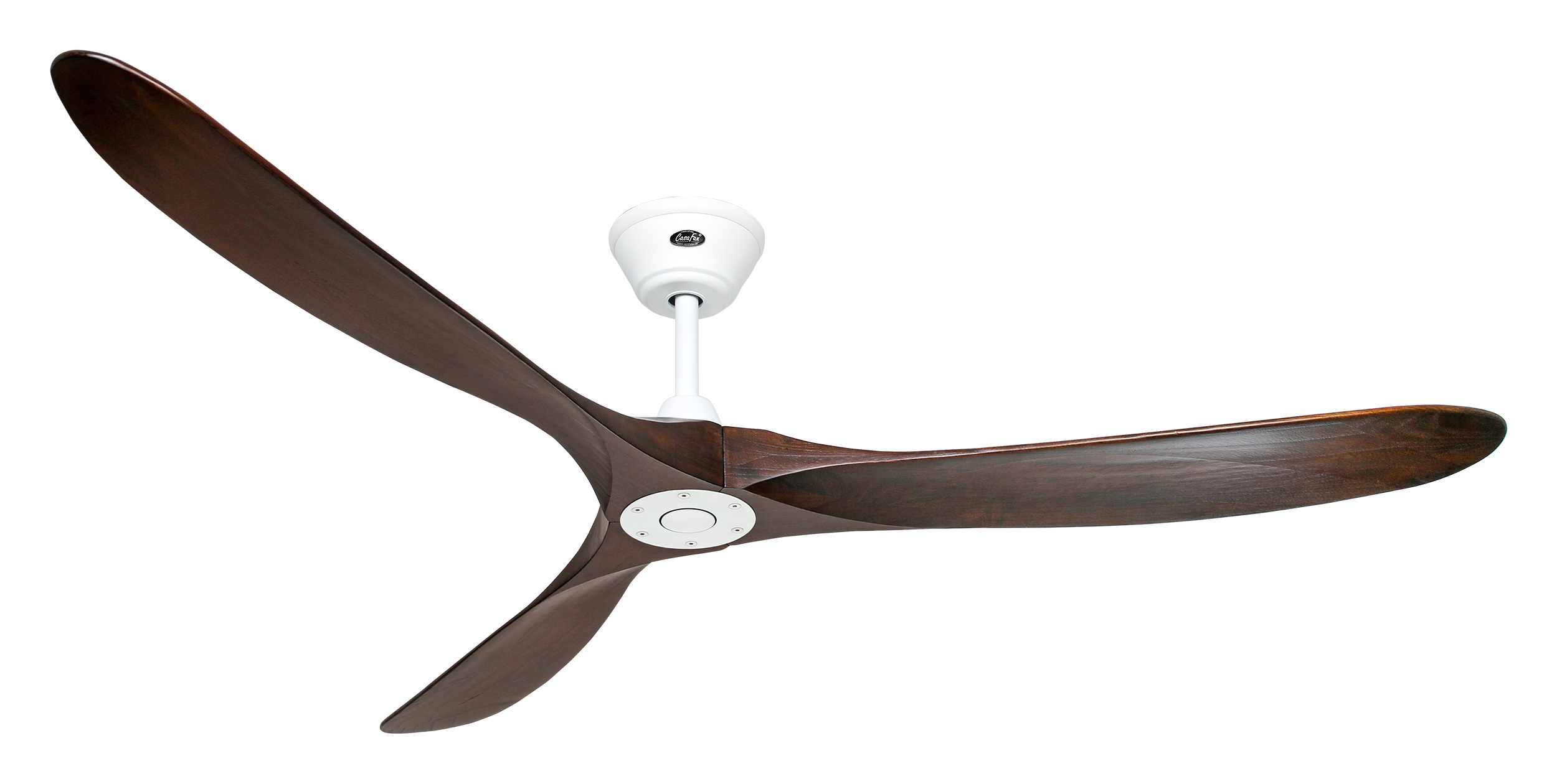 CasaFan Deckenventilator Eco Genuino 180 MW-NB Weiß - Nussbaum