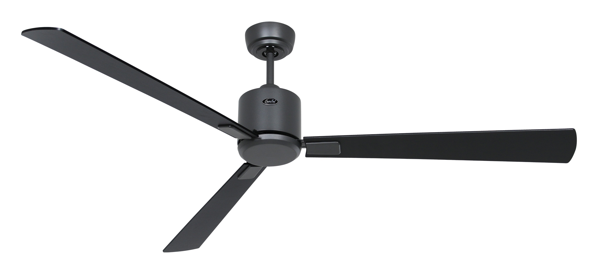 CasaFan Deckenventilator Eco Neo III 152 BG-SW/TK basaltgrau - schwarz/Teak Wifi/WLAN