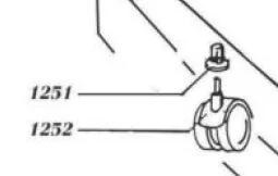 Brune Lenkrolle für B 500