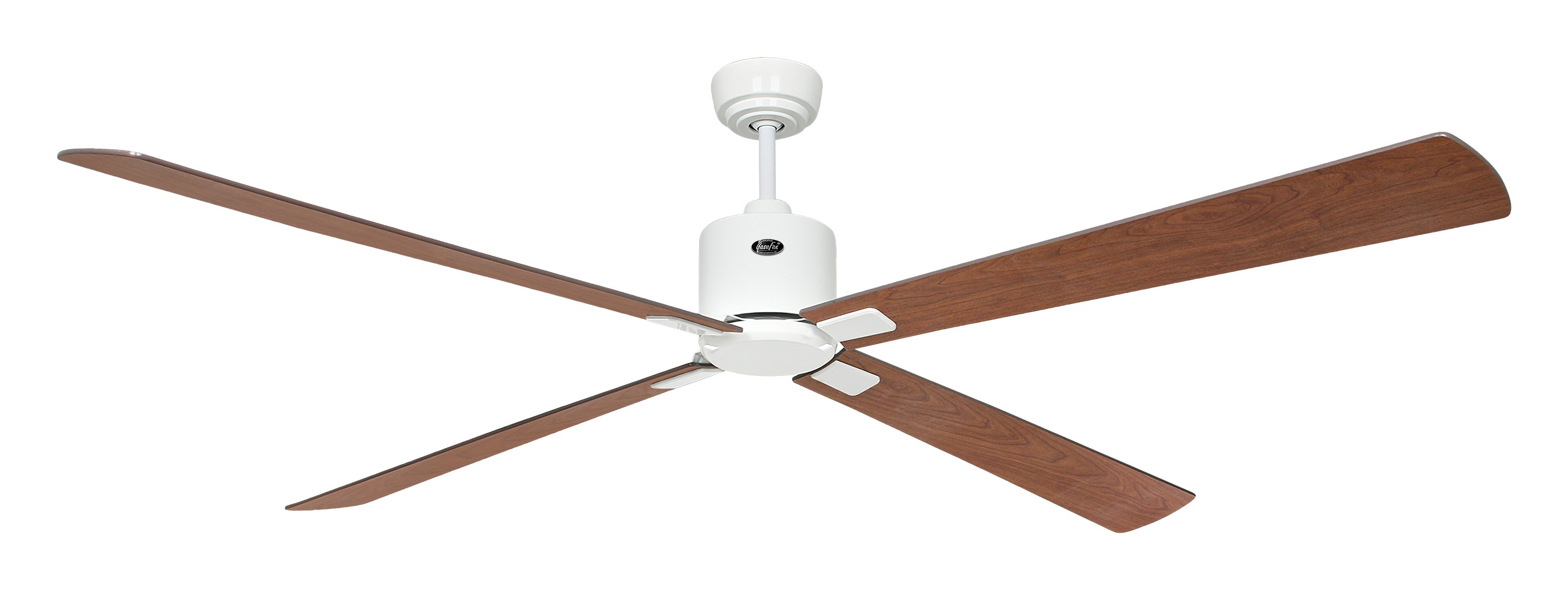 CasaFan Deckenventilator Eco Neo III 180 WE-NB/KI Weiß - Nussbaum/Kirsche Wifi/WLAN