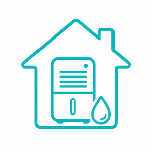 Icon Luftentfeuchter Haus