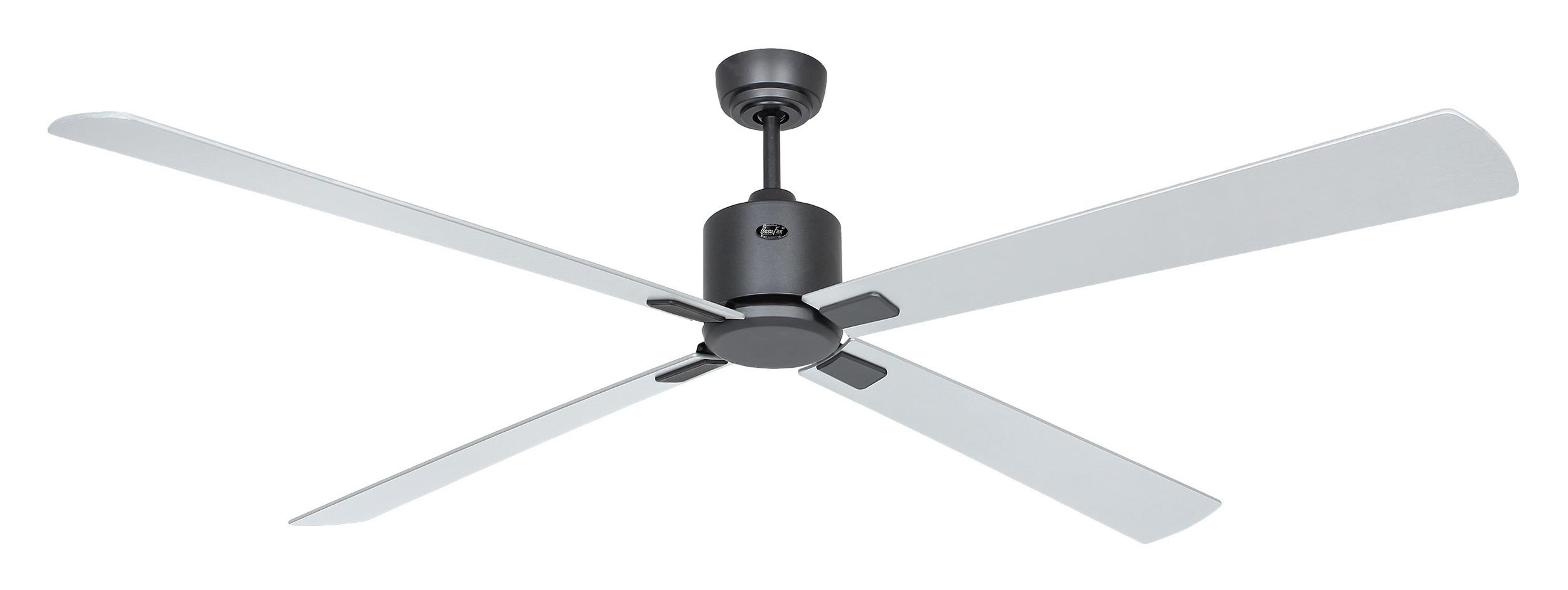 CasaFan Deckenventilator Eco Neo III 180 BG-WN/SI basaltgrau - Wenge/silber Wifi/WLAN