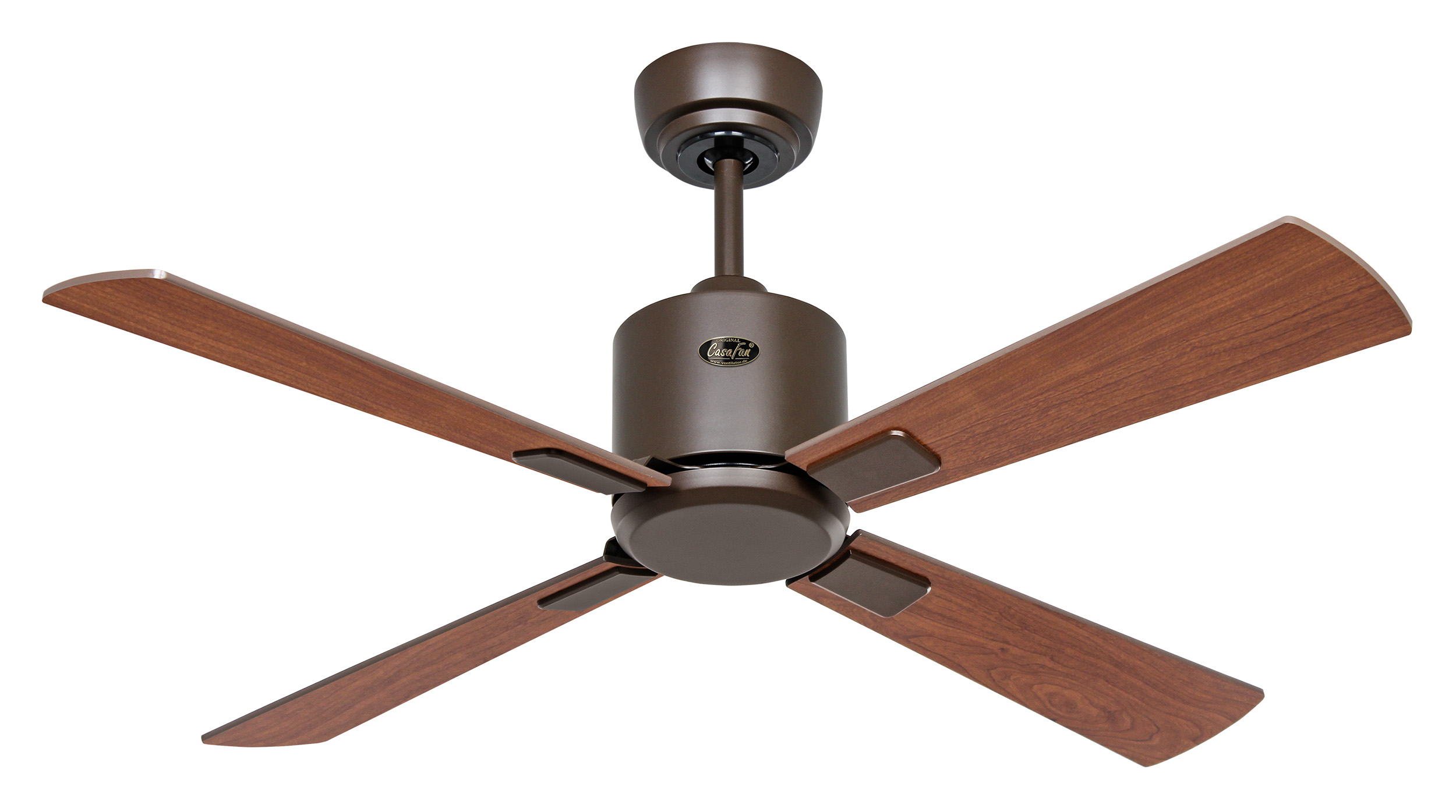 CasaFan Deckenventilator Eco Neo III 103 BZ-NB/KI bronze - Nussbaum/Kirsche 0-10V 2
