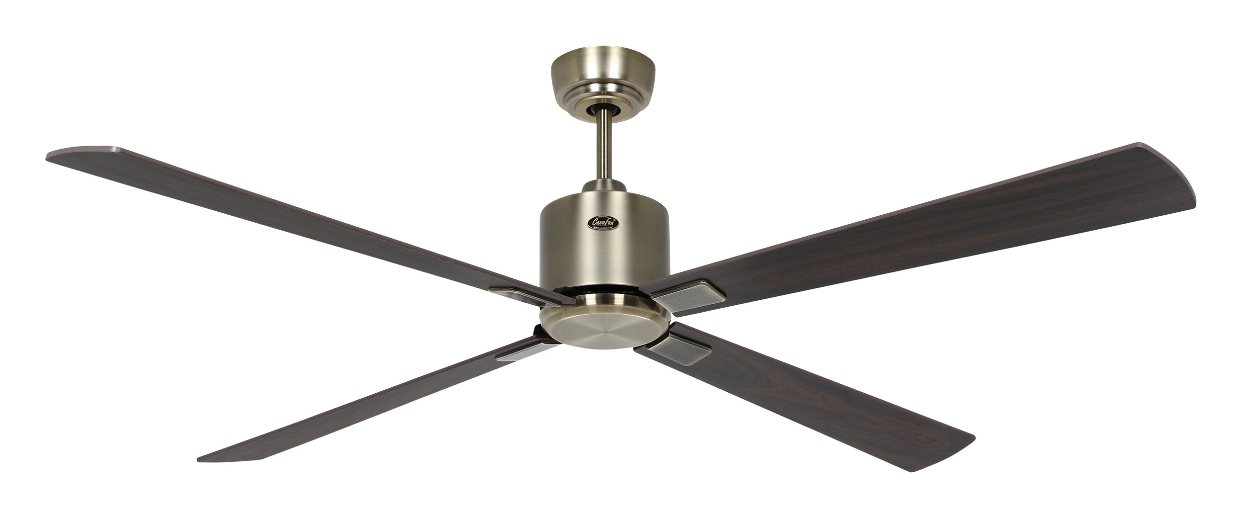 CasaFan Deckenventilator Eco Neo III 152 MA-NB/KI Messing antik - Nussbaum/Kirsche Wifi/WLAN