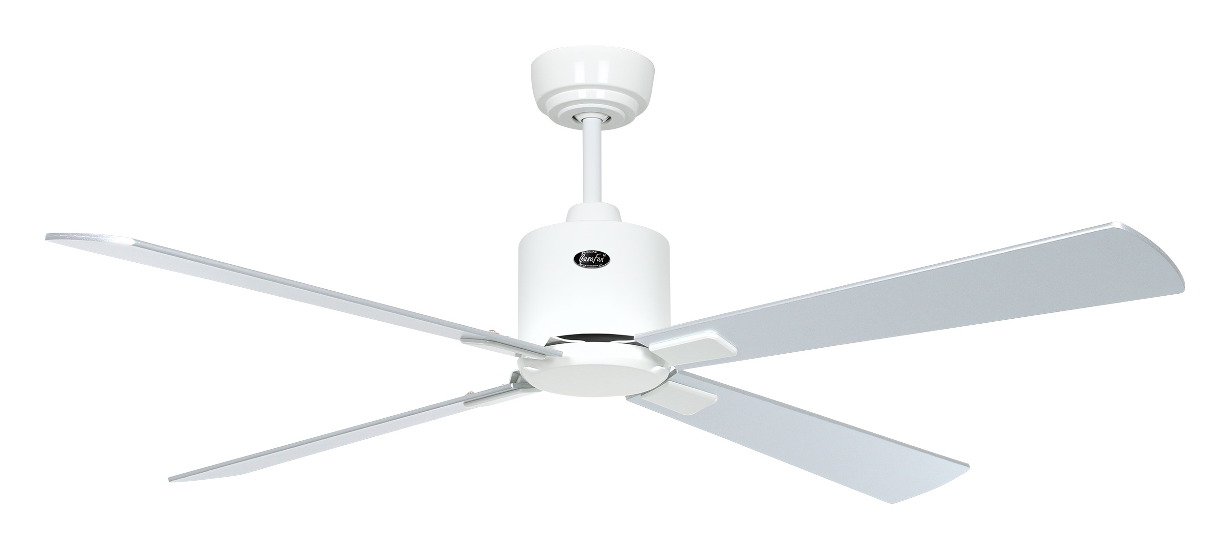 CasaFan Deckenventilator Eco Neo III 132 WE-WN/SI weiß - Wenge/silber WiFi/WLAN