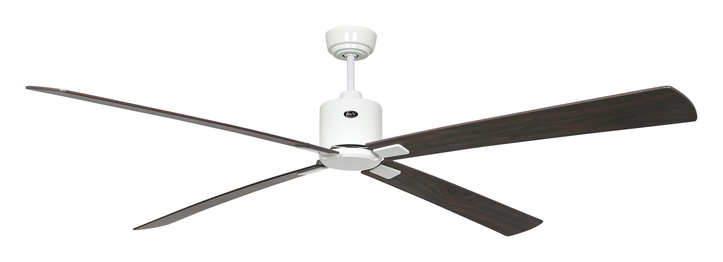 CasaFan Deckenventilator Eco Neo III 180 WE-NB/KI Weiß - Nussbaum/Kirsche Wifi/WLAN