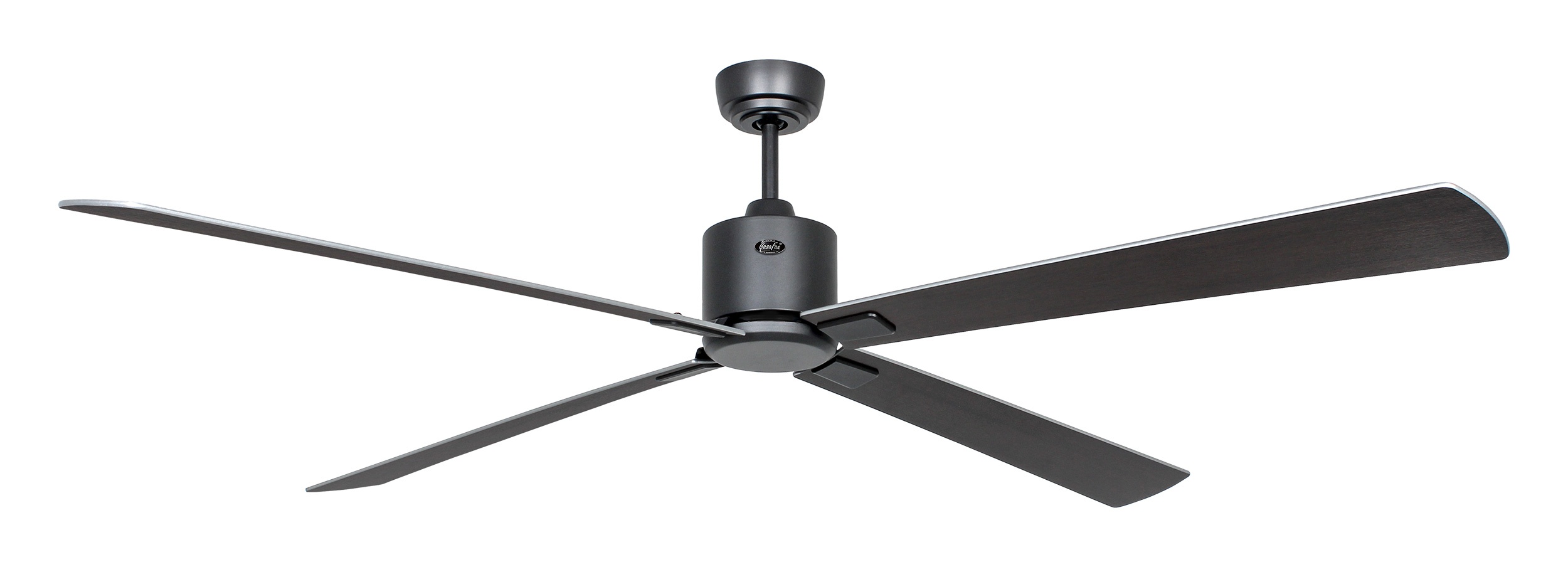 CasaFan Deckenventilator Eco Neo III 180 BG-WN/SI basaltgrau - Wenge/silber Wifi/WLAN