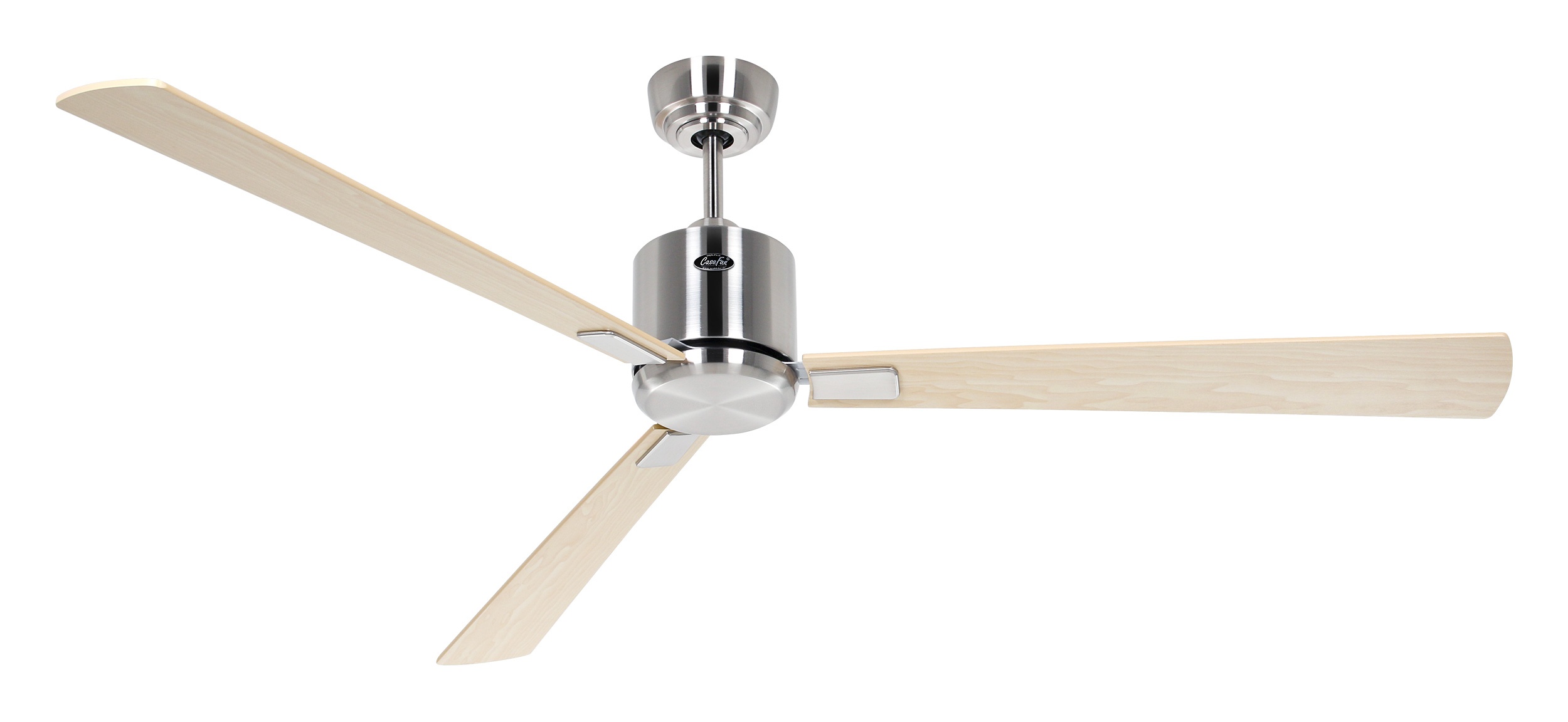 CasaFan Deckenventilator Eco Neo III 152 BN-AH/BU Chrom gebürstet - Ahorn/Buche Wifi/WLAN