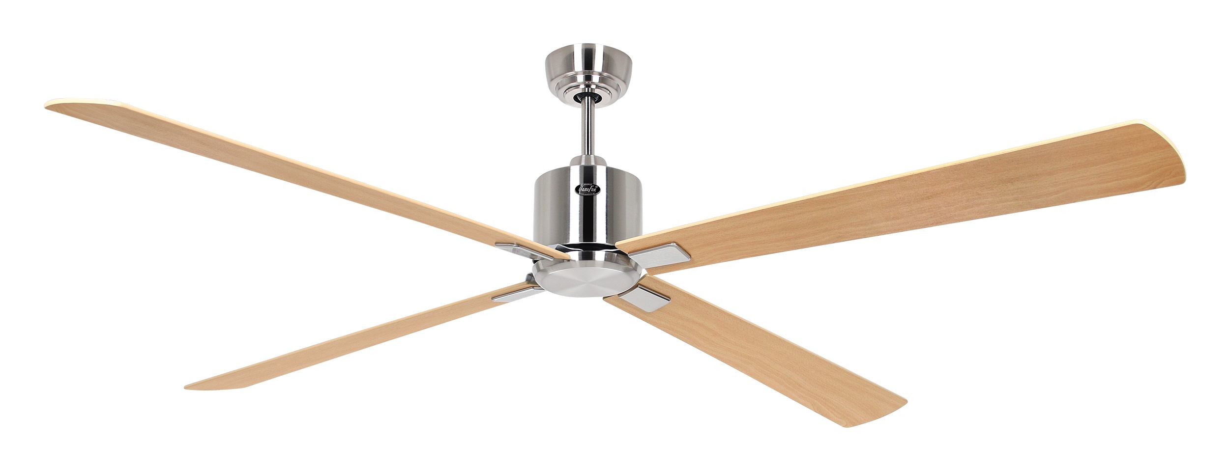 CasaFan Deckenventilator Eco Neo III 180 BN-AH/BU Chrom gebürstet - Ahorn/Buche Wifi/WLAN