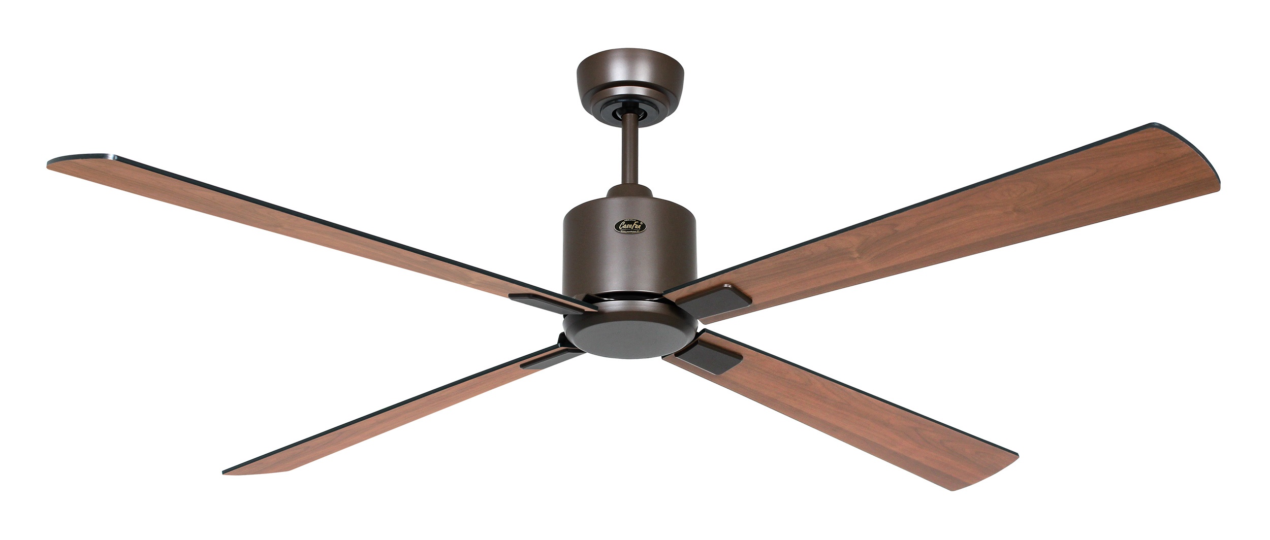 CasaFan Deckenventilator Eco Neo III 152 BZ-SW/TK bronze - schwarz/Teak Wifi/WLAN