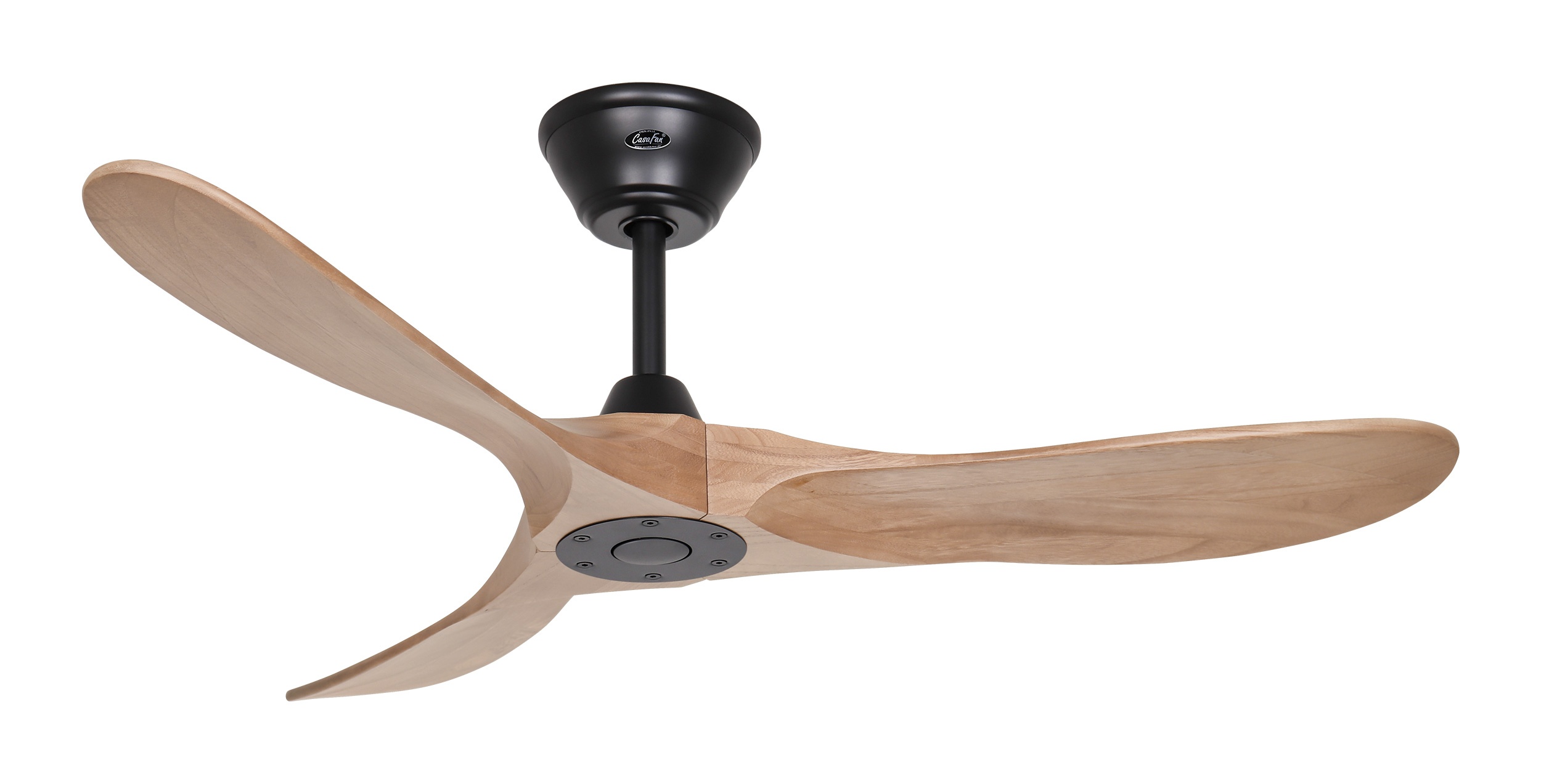 CasaFan Deckenventilator Eco Genuino 122 MS-EM Schwarz - Eiche mittel