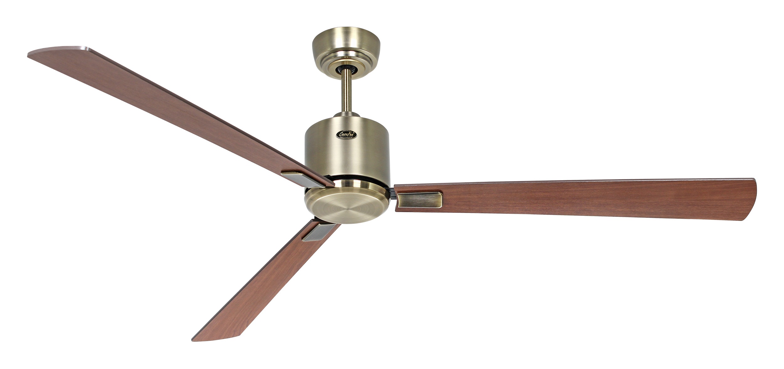 CasaFan Deckenventilator Eco Neo III 152 MA-NB/KI Messing antik - Nussbaum/Kirsche Wifi/WLAN