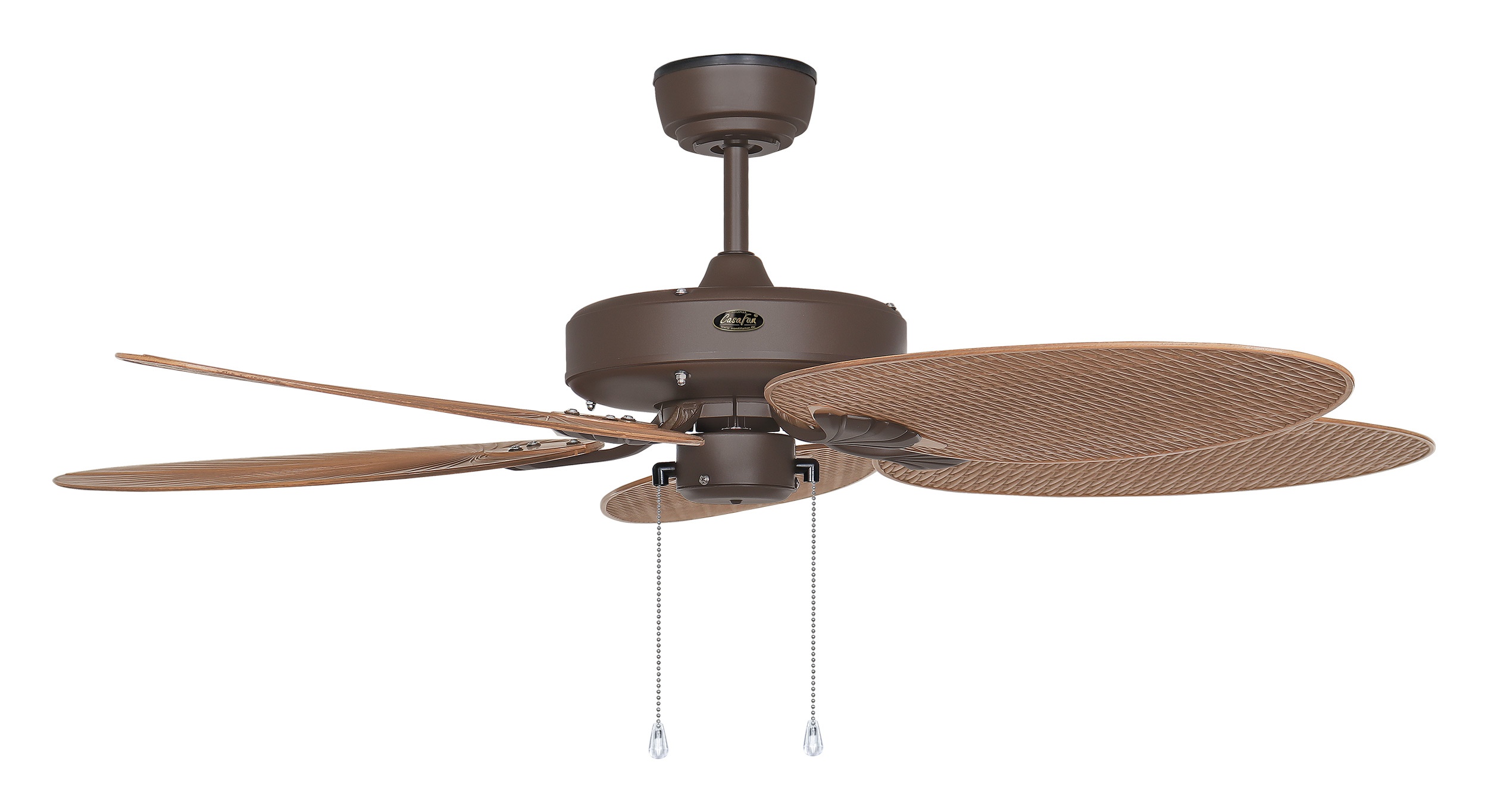 CasaFan Deckenventilator Outdoor Classic BZ-PR bronze - Palme/Rattan