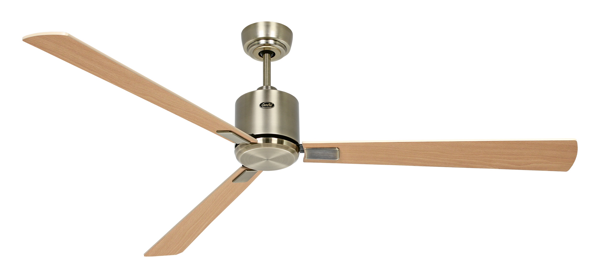CasaFan Deckenventilator Eco Neo III 152 MA-AH/BU Messing antik - Ahorn/Buche Wifi/WLAN
