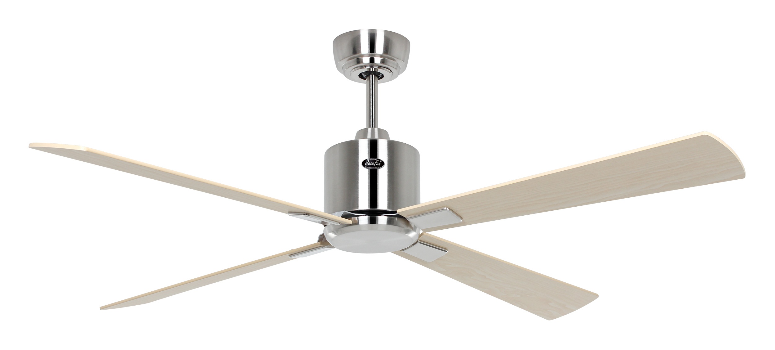 CasaFan Deckenventilator Eco Neo III 132 BN-AH/BU Chrom gebürstet - Ahorn/Buche WiFi/WLAN