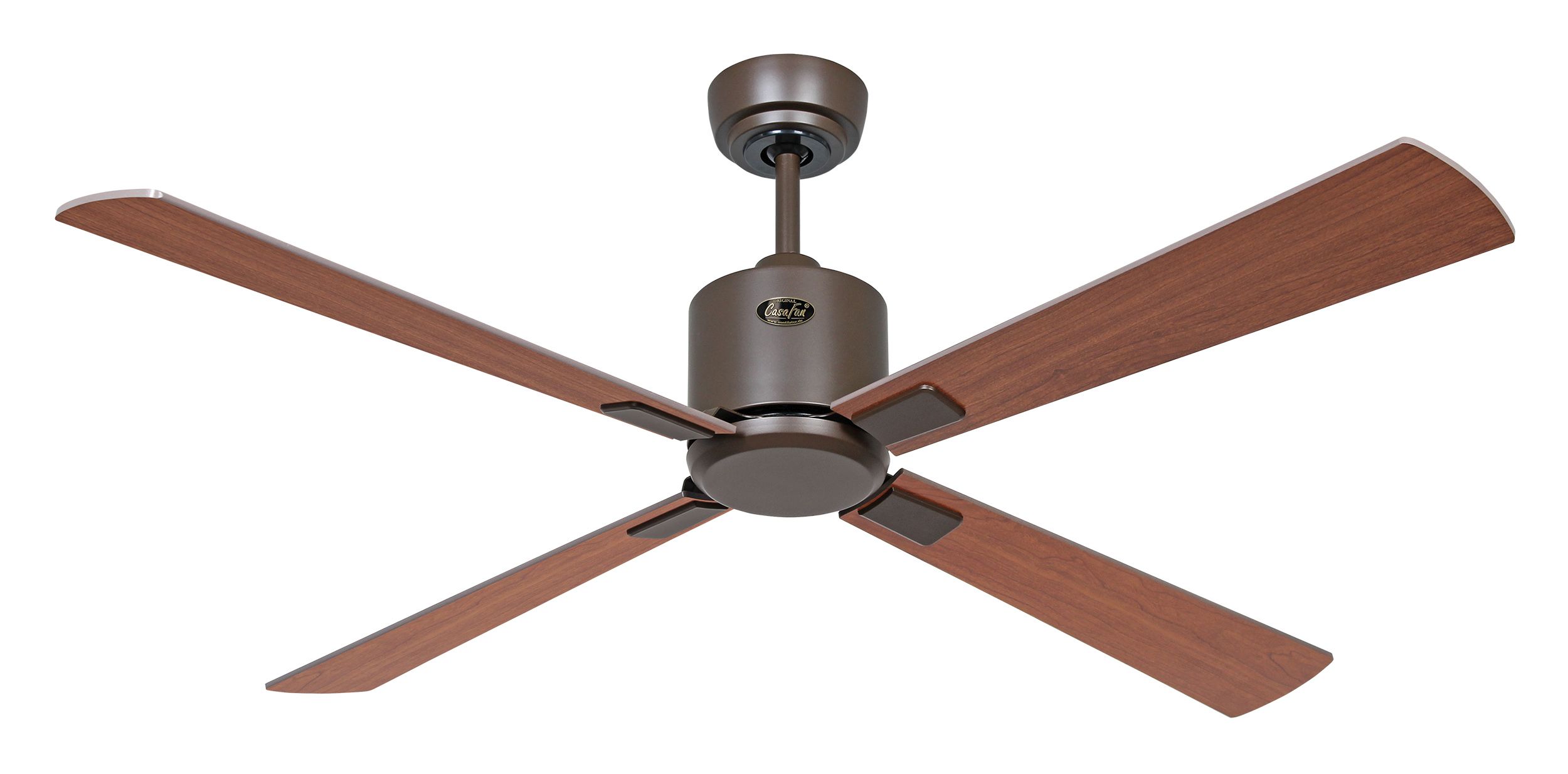 CasaFan Deckenventilator Eco Neo III 132 BZ-NB/KI bronze - Nussbaum/Kirsche 0-10V