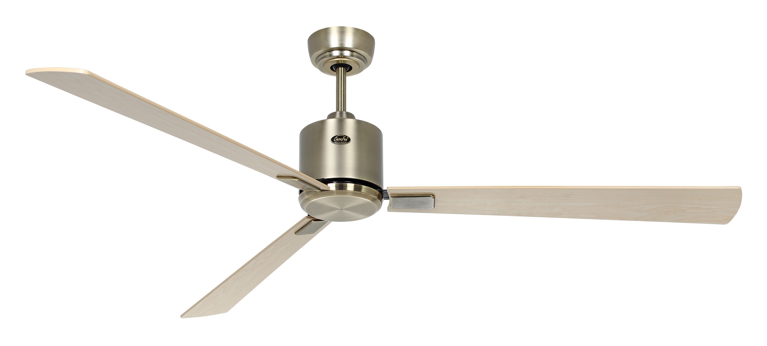 CasaFan Deckenventilator Eco Neo III 152 MA-AH/BU Messing antik - Ahorn/Buche Wifi/WLAN