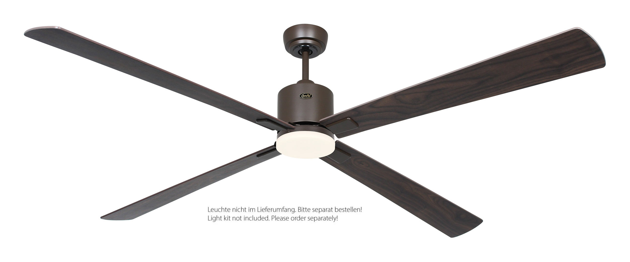 CasaFan Deckenventilator Eco Neo III 180 BZ-NB/Ki bronze - Nussbaum/Kirsche Wifi/WLAN optionale Leuchte EN5z