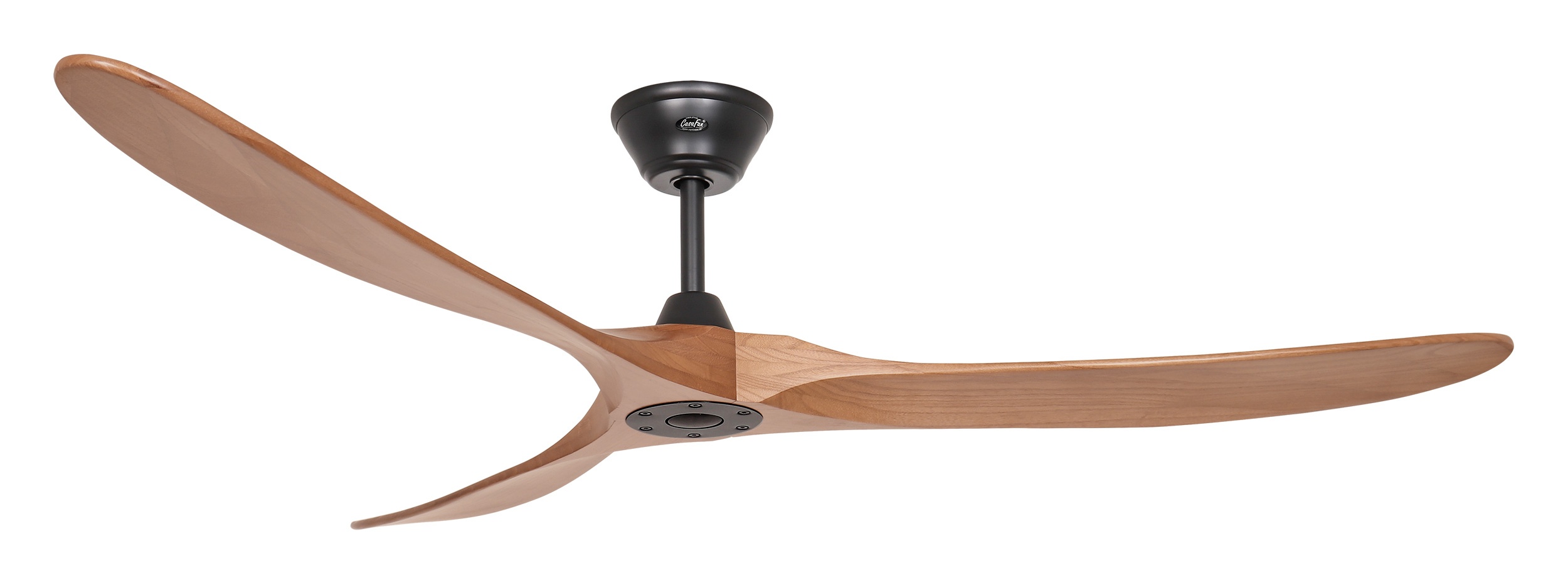 CasaFan Deckenventilator Eco Genuino 180 MS-EM Schwarz – Eiche mittel