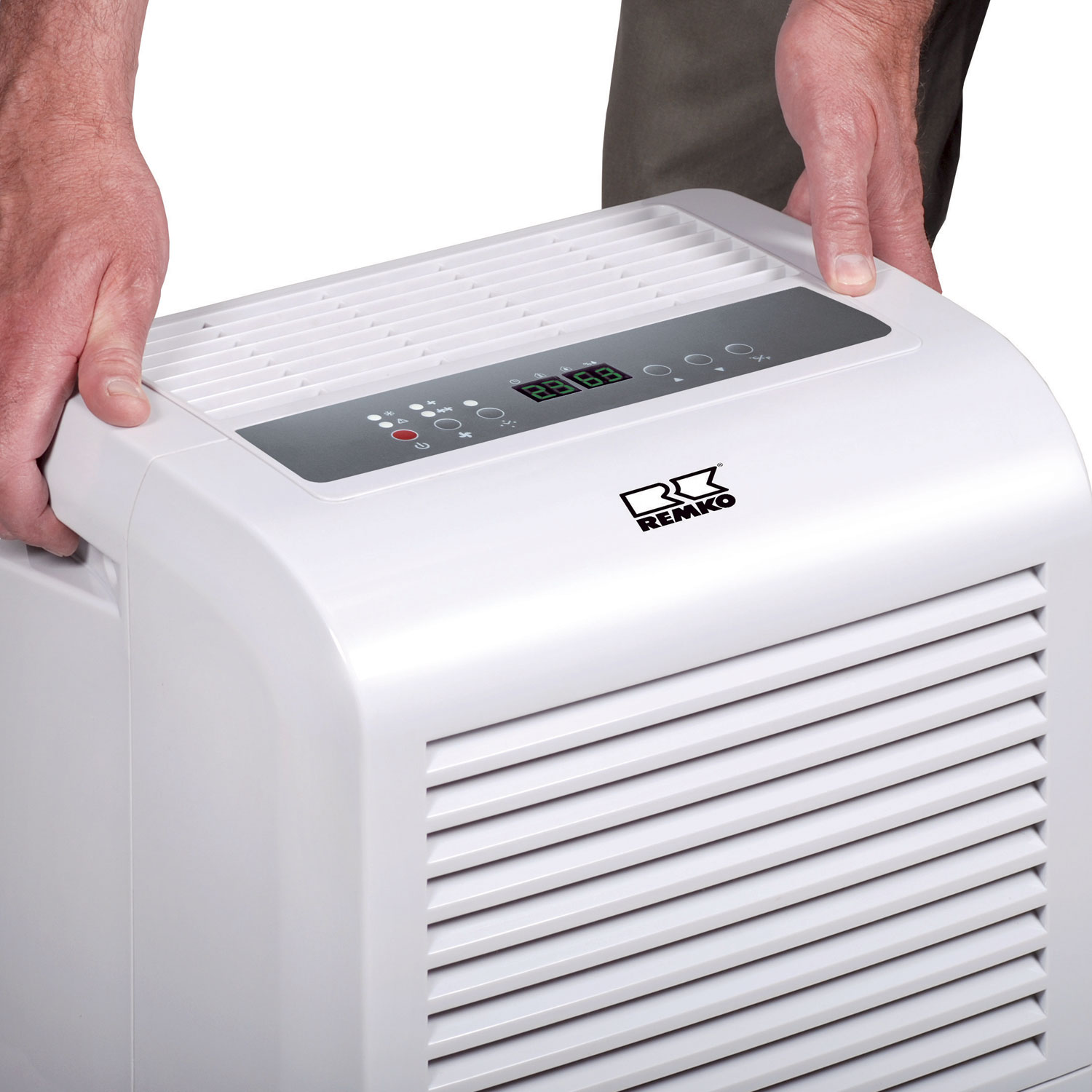 Remko Luftentfeuchter ETF 460 Eco mit eingebauter Kondensatpumpe Transportgriff