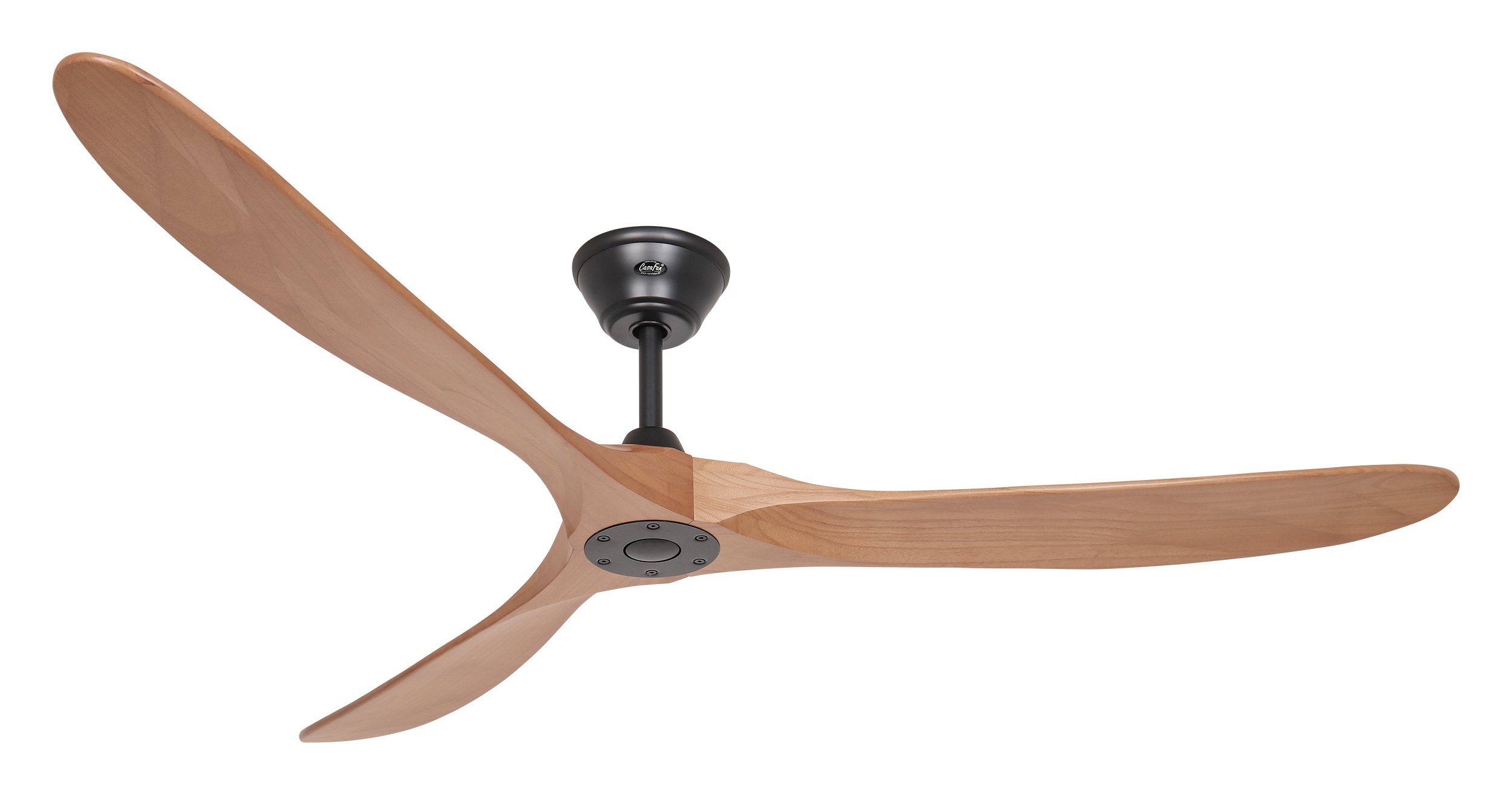 CasaFan Deckenventilator Eco Genuino 180 MS-EM Schwarz – Eiche mittel