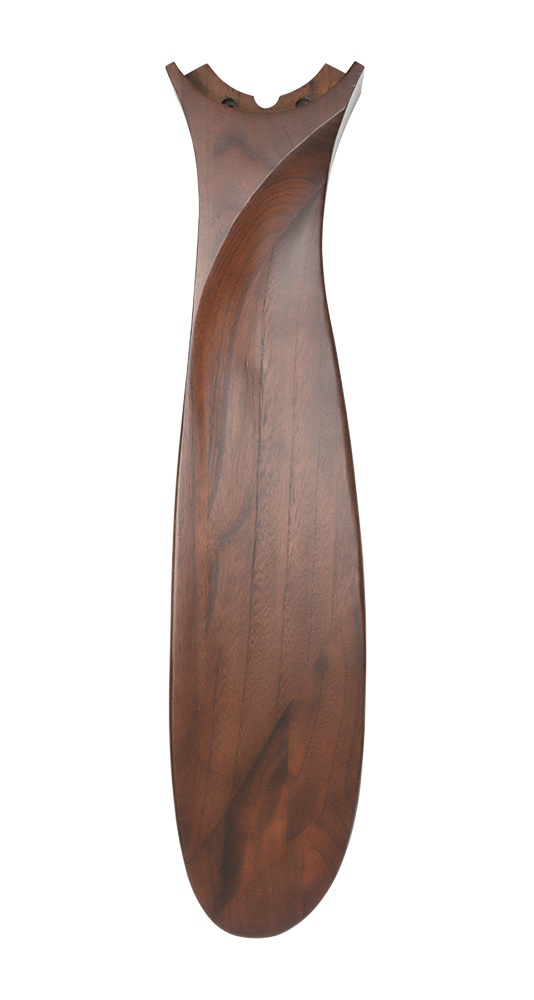 CasaFan Deckenventilator Eco Genuino-L 152 MS-NB Schwarz - Nussbaum Flügel