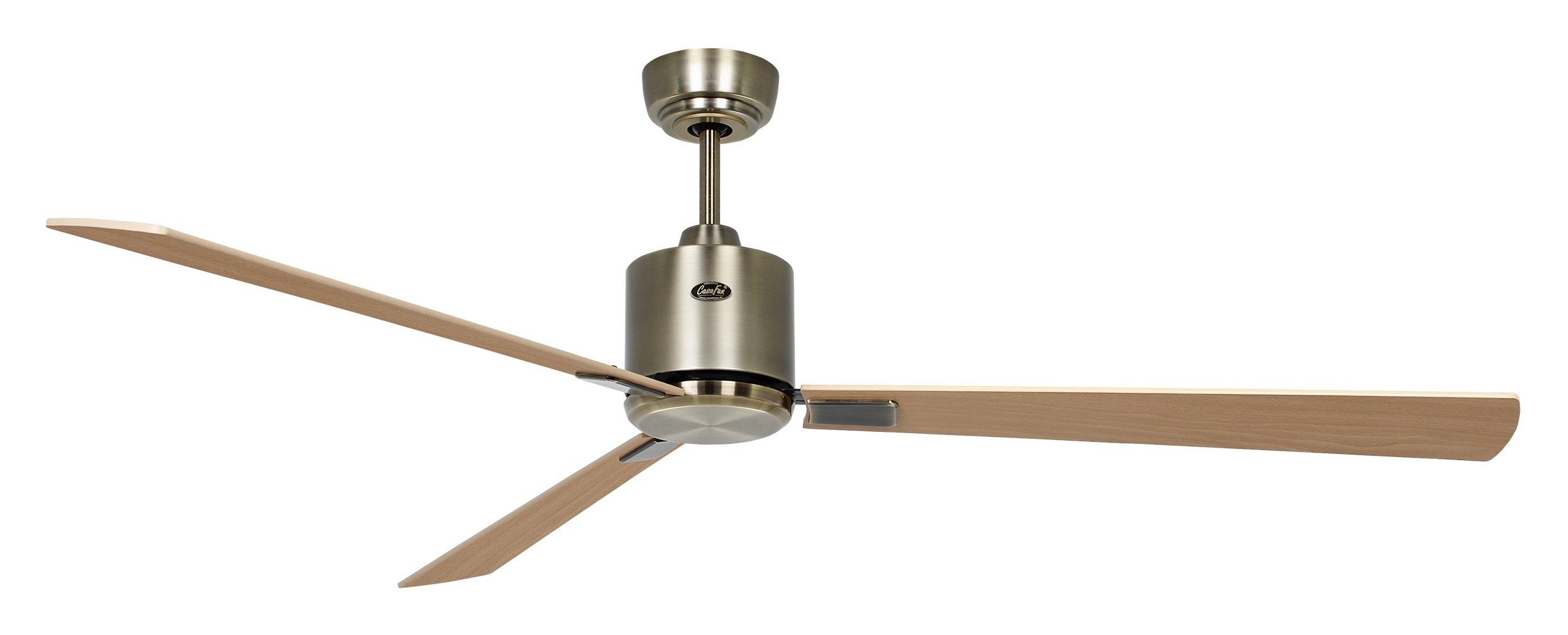 CasaFan Deckenventilator Eco Neo III 152 MA-AH/BU Messing antik - Ahorn/Buche Wifi/WLAN