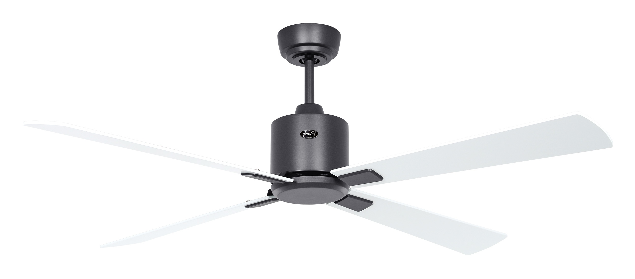 CasaFan Deckenventilator Eco Neo III 132 BG-WE/LG basaltgrau - weiß/lichtgrau WiFi/WLAN