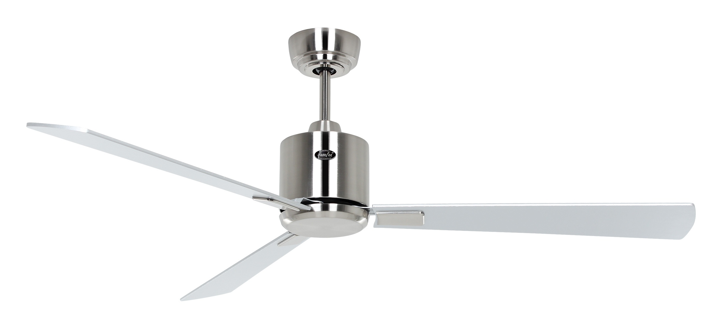 CasaFan Deckenventilator Eco Neo III 132 BN-WN/SI Chrom gebürstet - Wenge/silber WiFi/WLAN