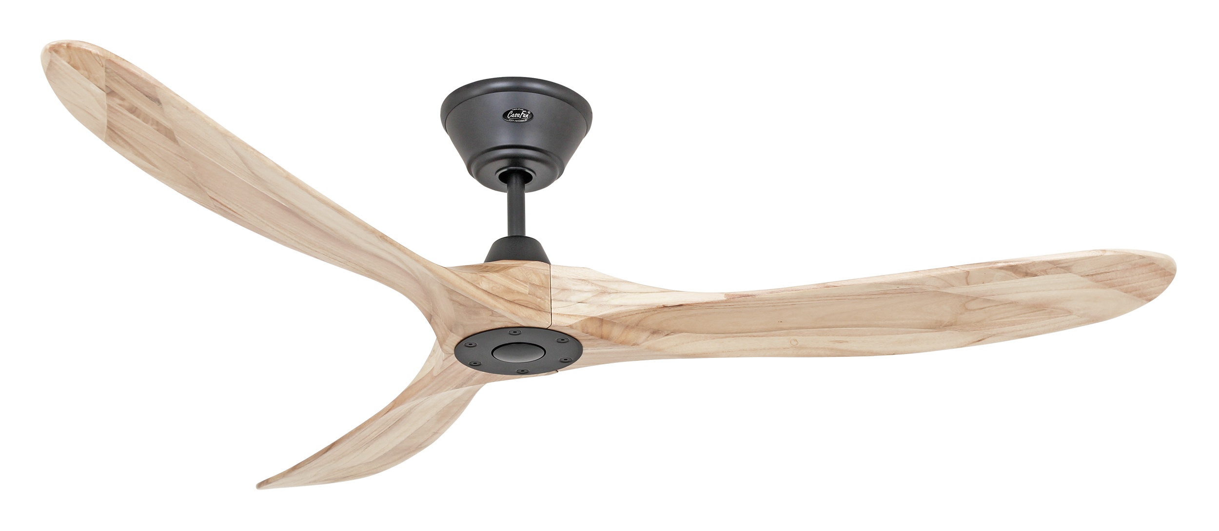 CasaFan Deckenventilator Eco Genuino 152 MS-NT Schwarz - Holz natur