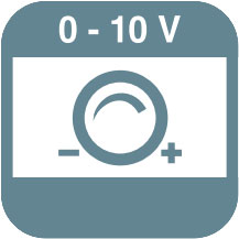 mit 0-10 Volt Schnittstelle