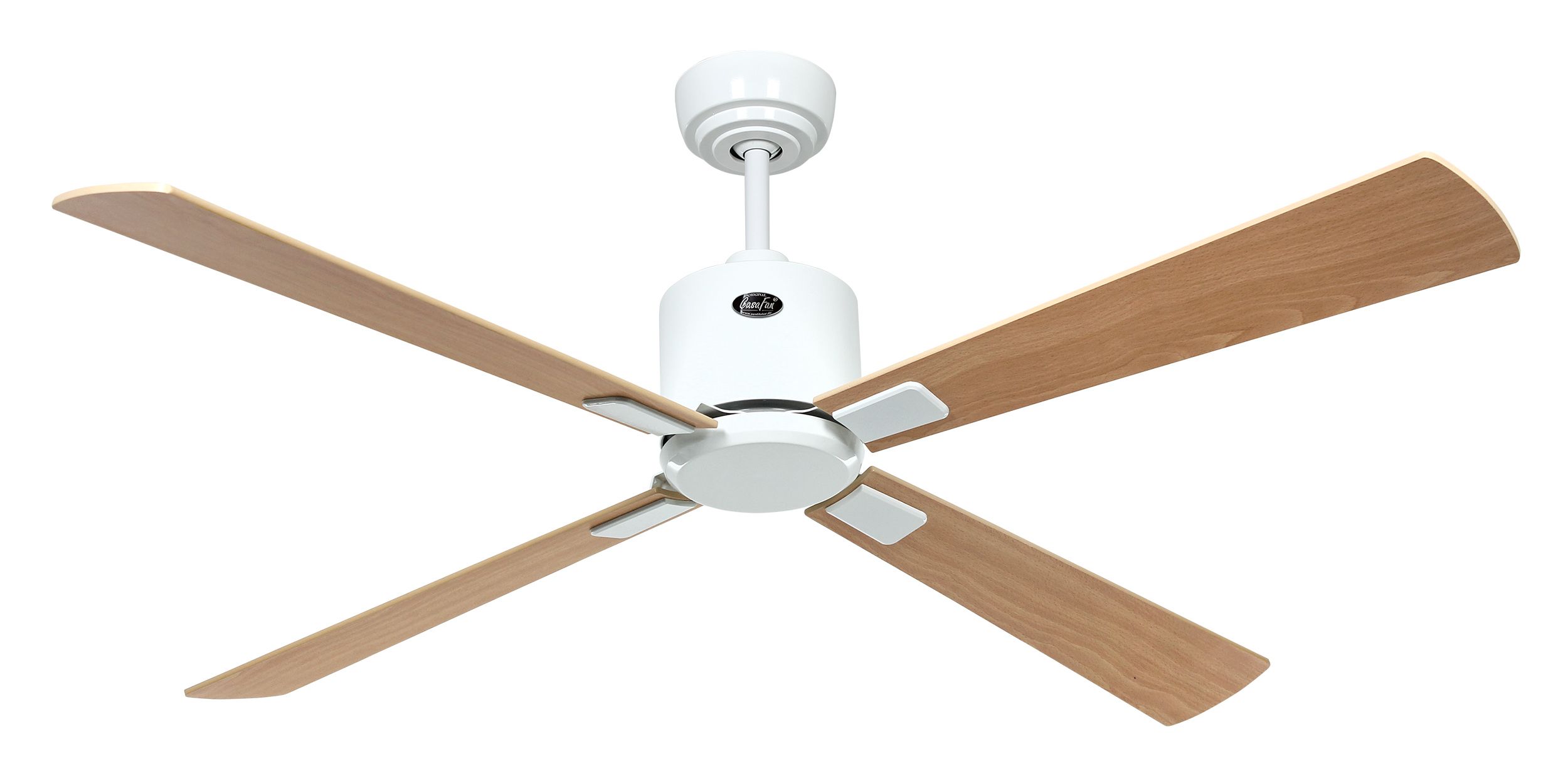 CasaFan Deckenventilator Eco Neo III 132 WE-AH/BU weiß - Ahorn/Buche 0-10V