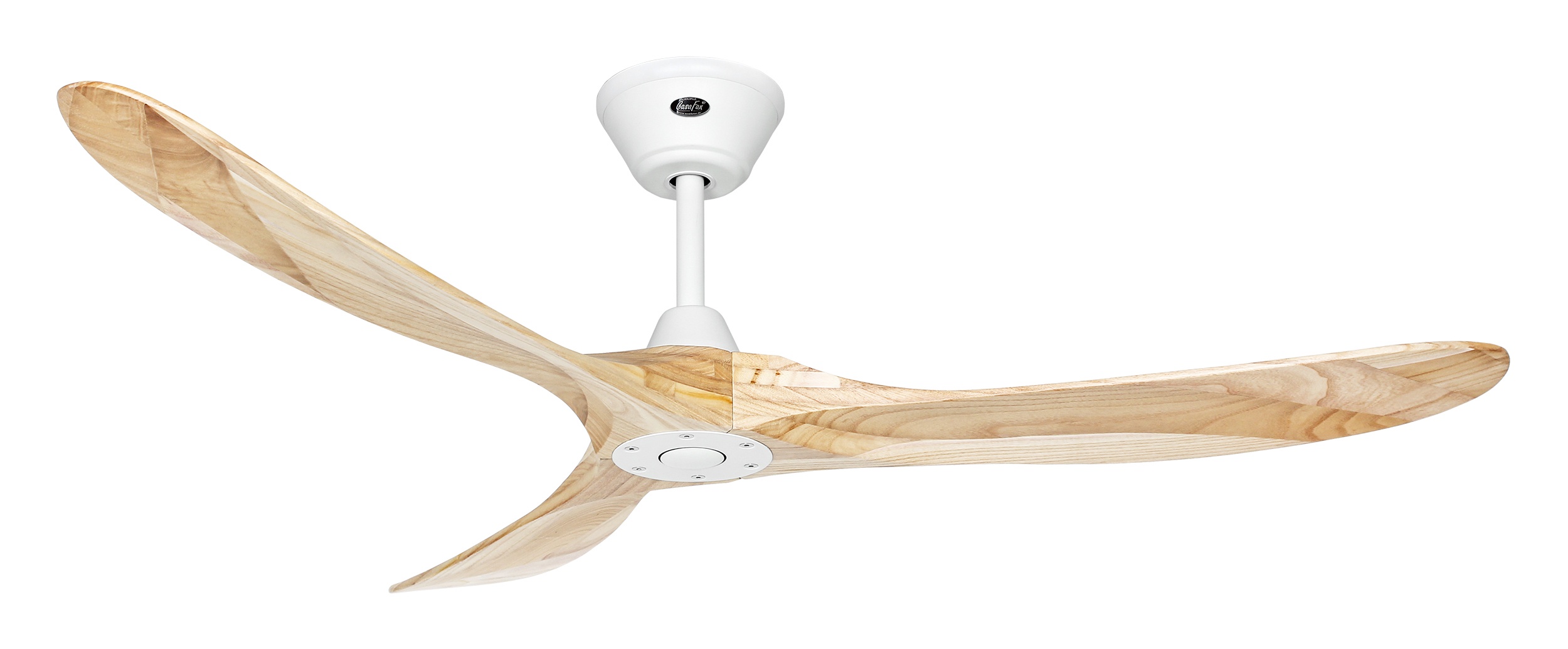 CasaFan Deckenventilator Eco Genuino 152 MW-NT Weiß - Holz natur