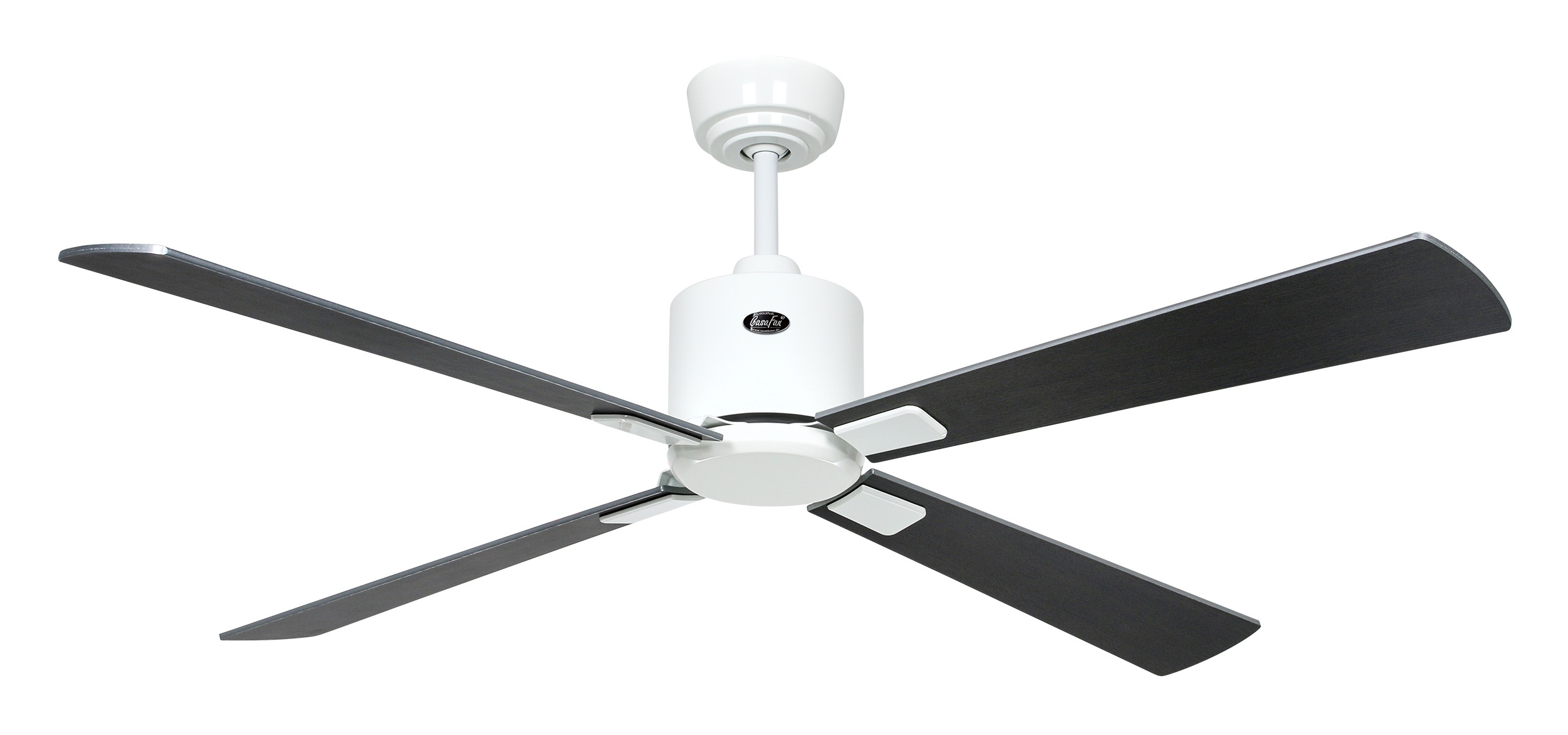 CasaFan Deckenventilator Eco Neo III 132 WE-WN/SI weiß - Wenge/silber WiFi/WLAN