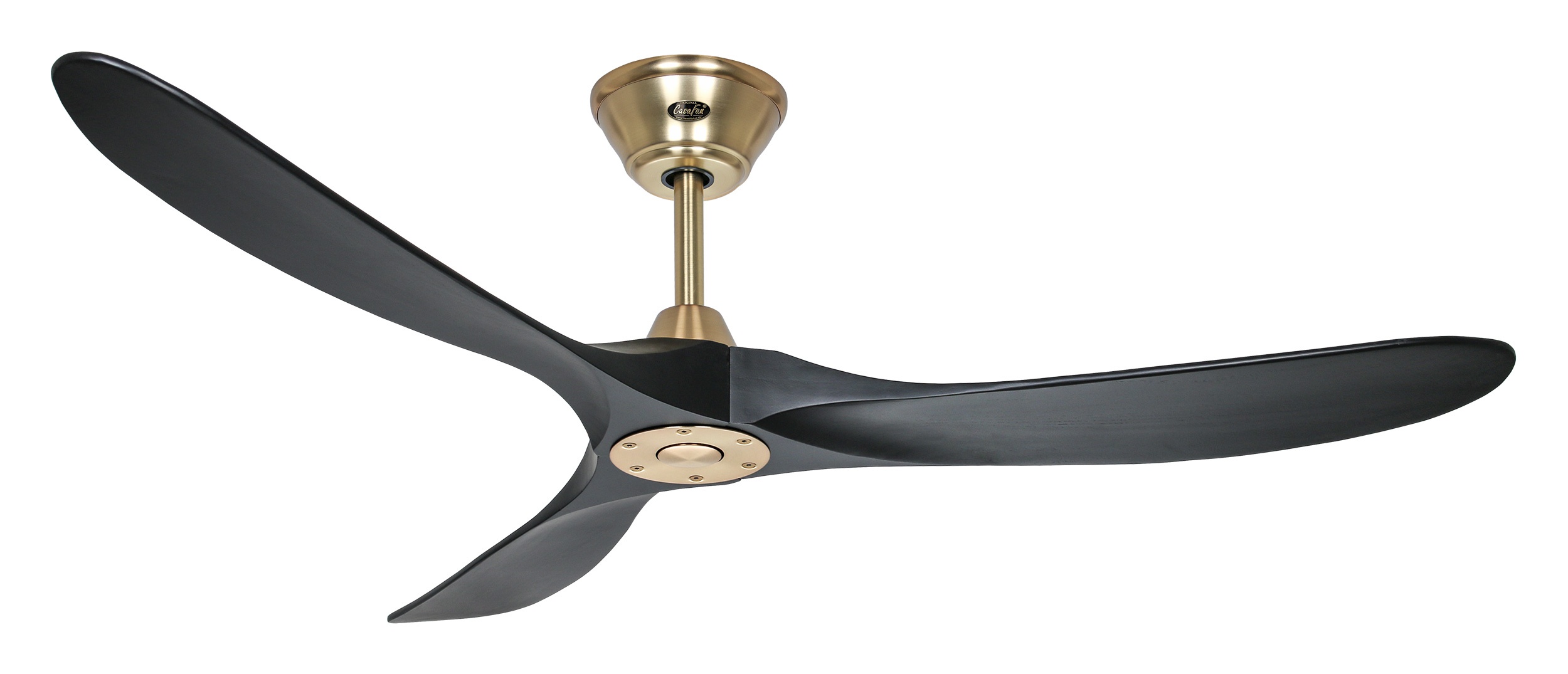 CasaFan Deckenventilator Eco Genuino 152 MG-MS Messing gebürstet - Schwarz