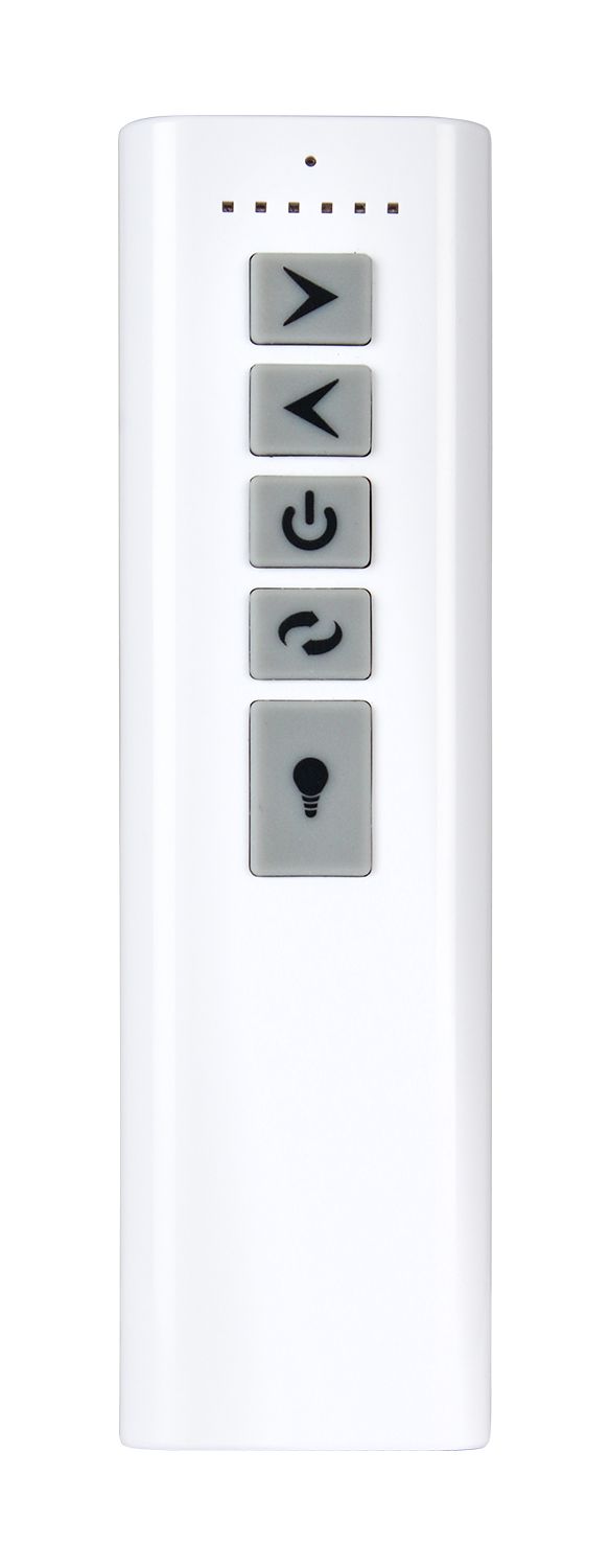 CasaFan Deckenventilator Aerodynamix Eco 132 WE-NB weiß - Nussbaum Fernbedienung