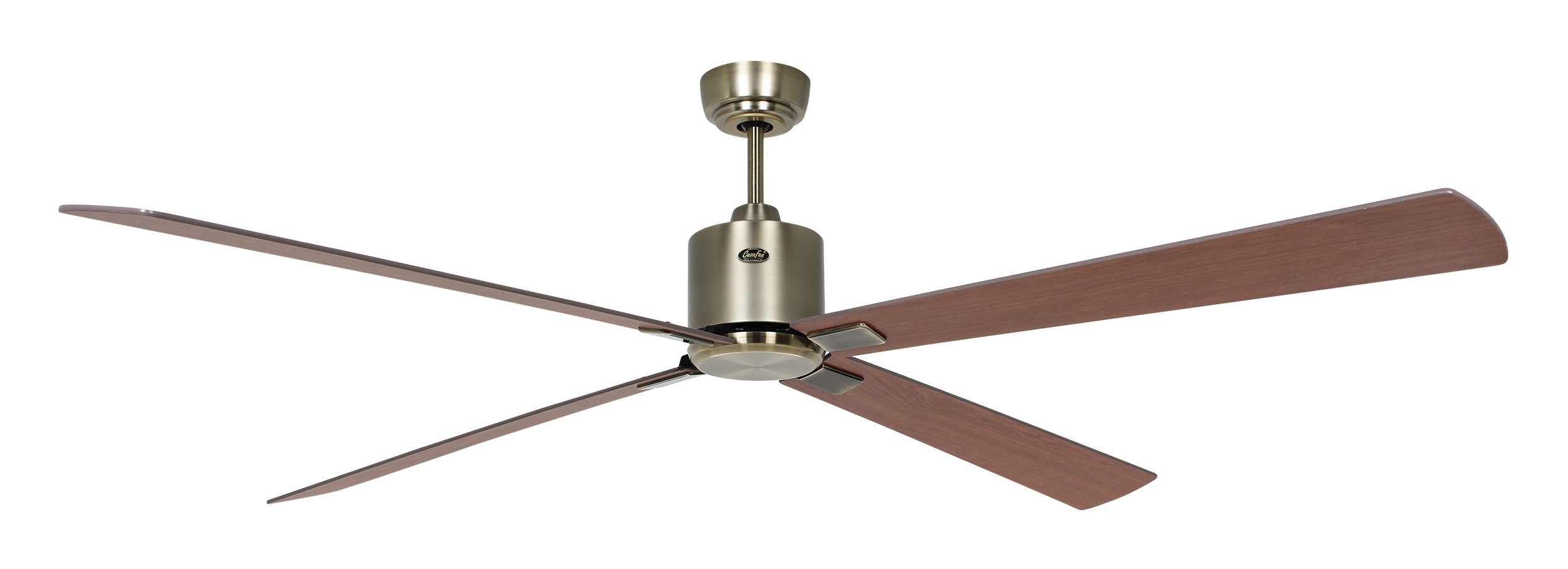 CasaFan Deckenventilator Eco Neo III 180 MA-NB/KI Messing antik - Nussbaum/Kirsche Wifi/WLAN