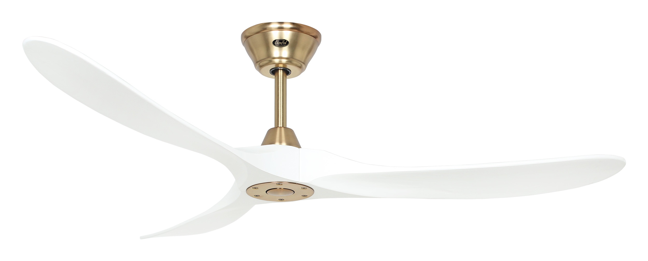 CasaFan Deckenventilator Eco Genuino 152 MG-MW Messing gebürstet - Weiß