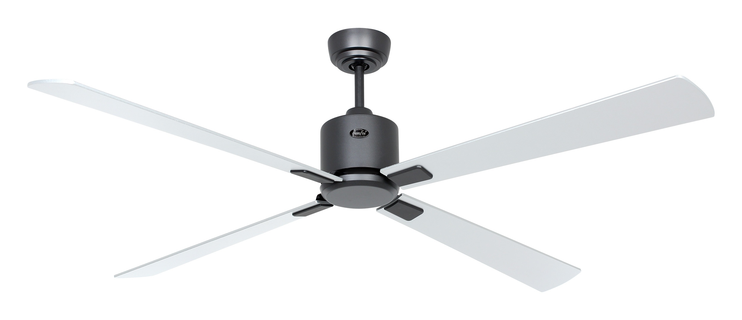 CasaFan Deckenventilator Eco Neo III 152 BG-WN/SI basaltgrau - Wenge/silber Wifi/WLAN