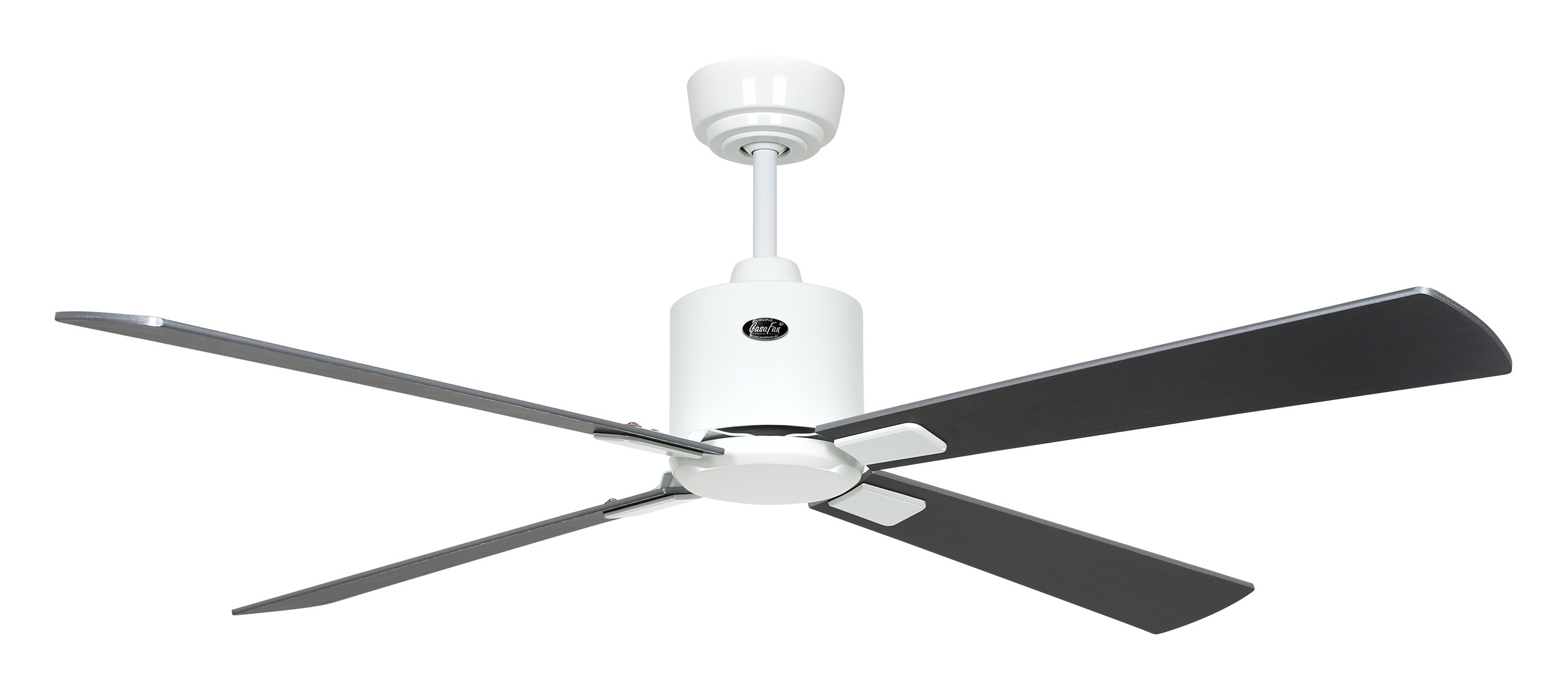 CasaFan Deckenventilator Eco Neo III 132 WE-WN/SI weiß - Wenge/silber WiFi/WLAN